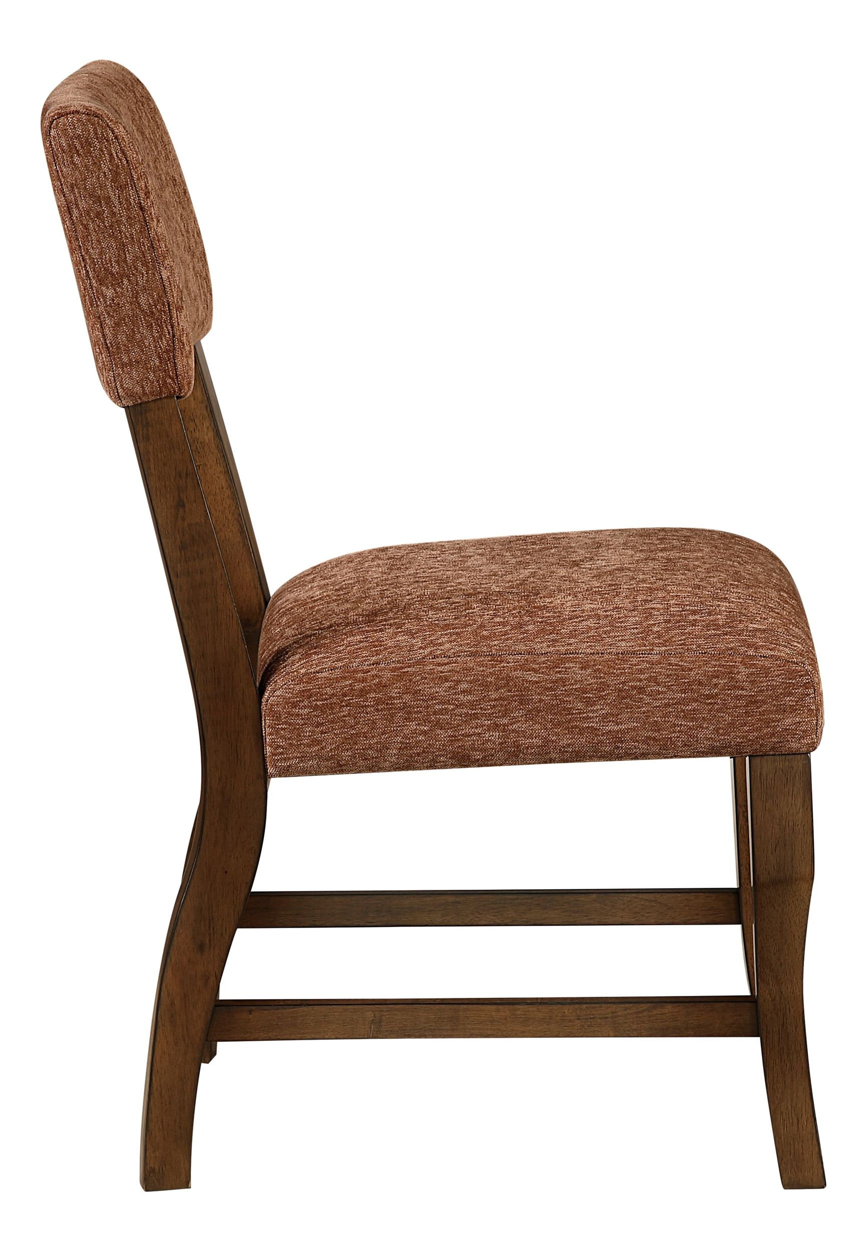 Aiden Wood/Fabric Side Chair