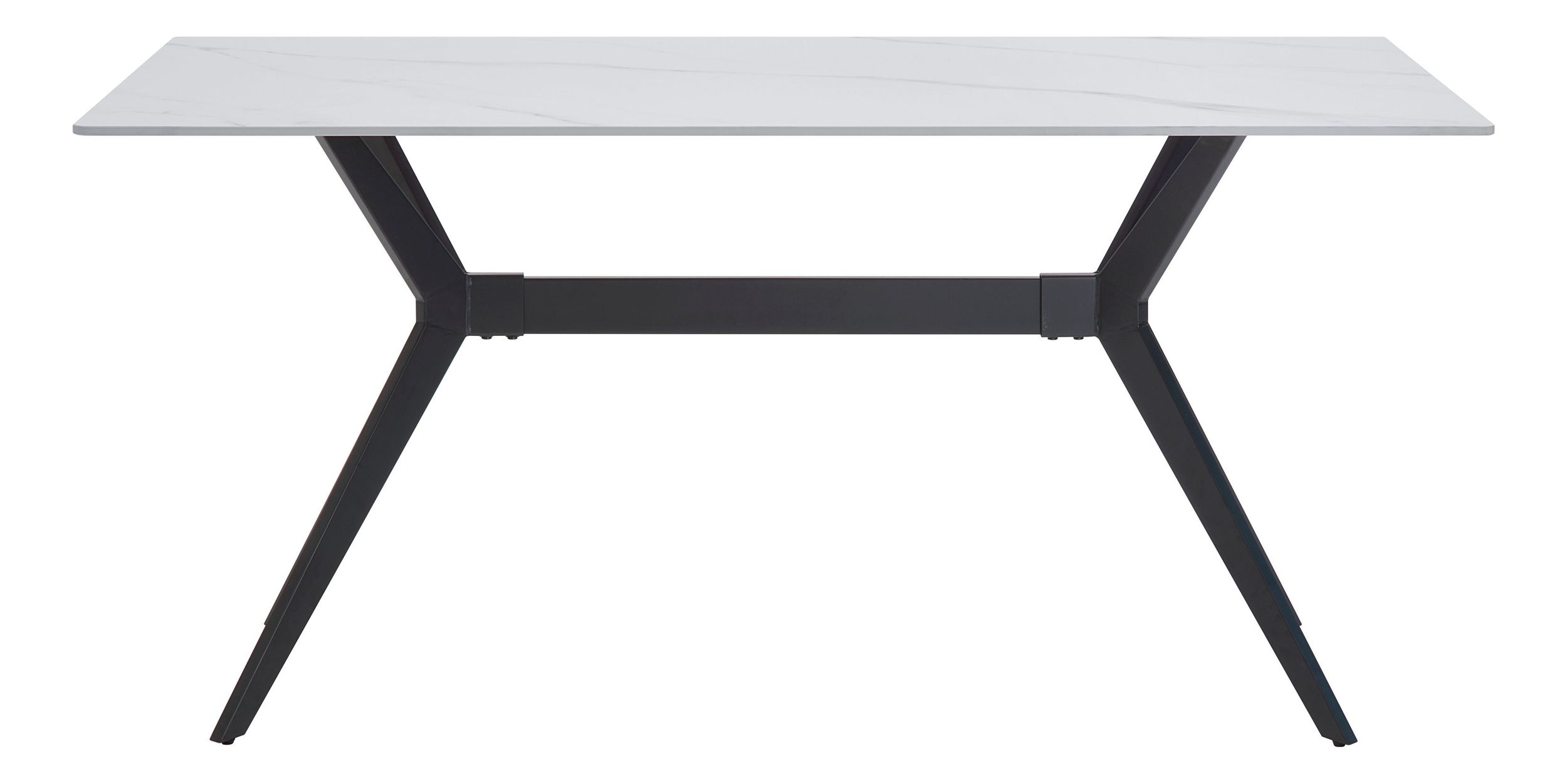 Brixley Rectangular Faux Stone/Metal Dining Room Set