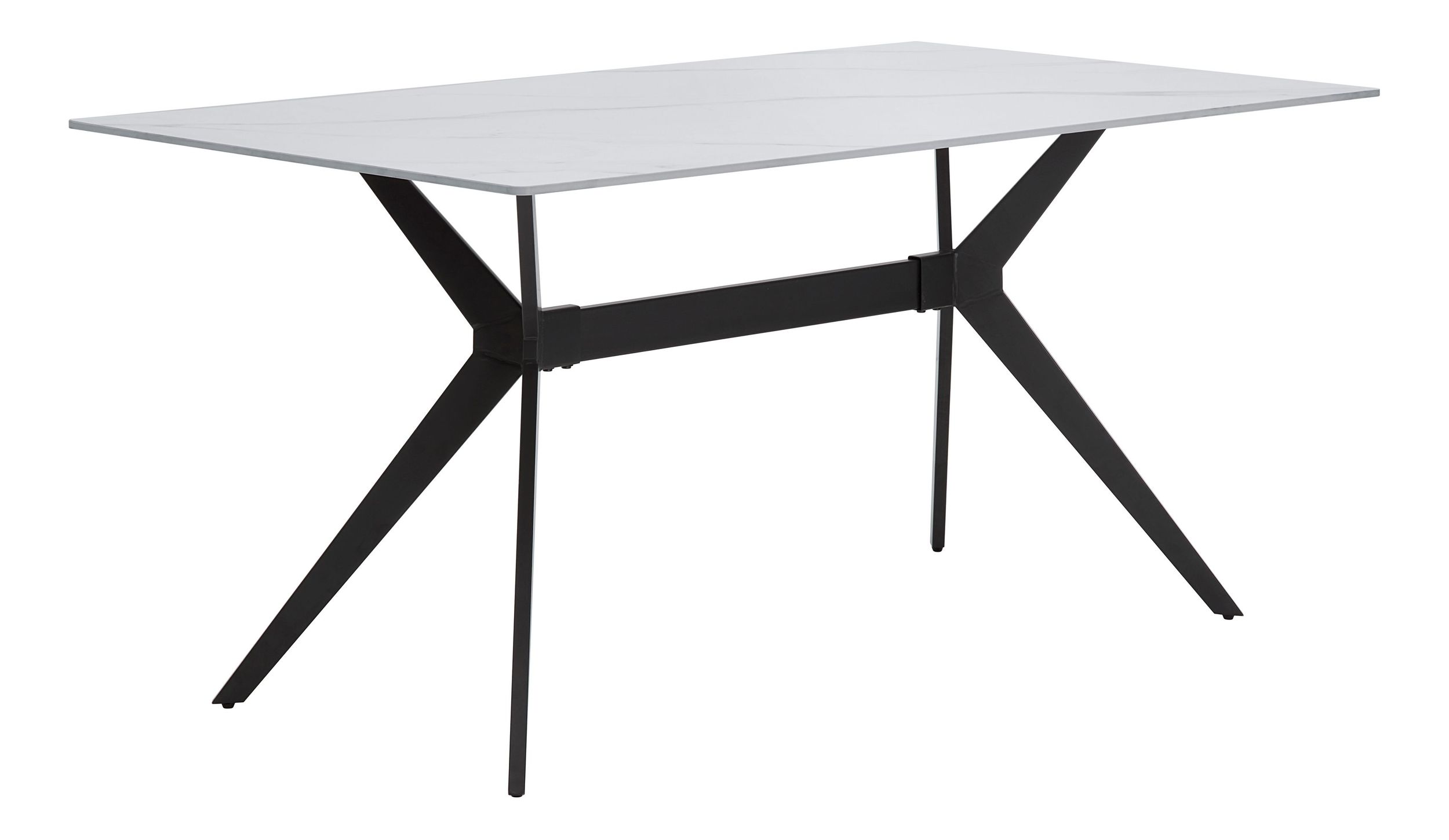 Brixley Rectangular Faux Stone/Metal Dining Room Set