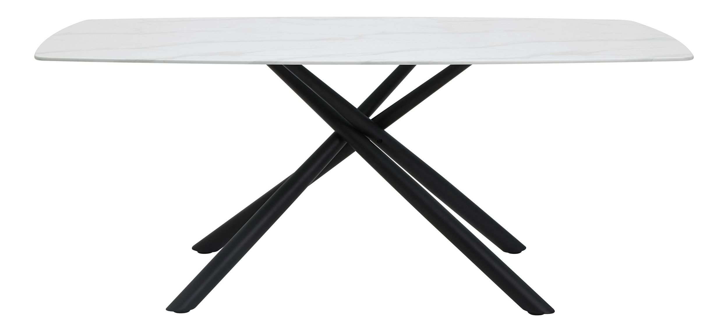 Benito Rectangular Glass/Metal Dining Room Set