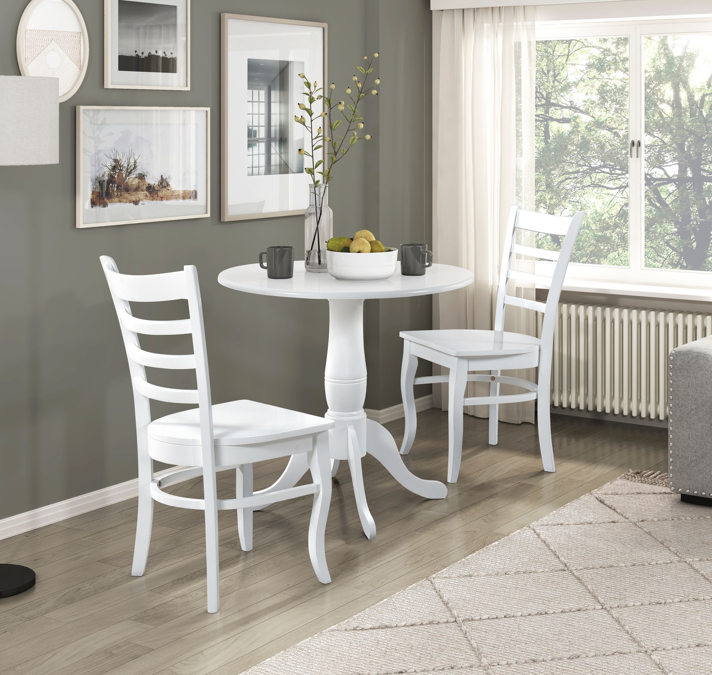 Bonnie Round Wood Dining Table