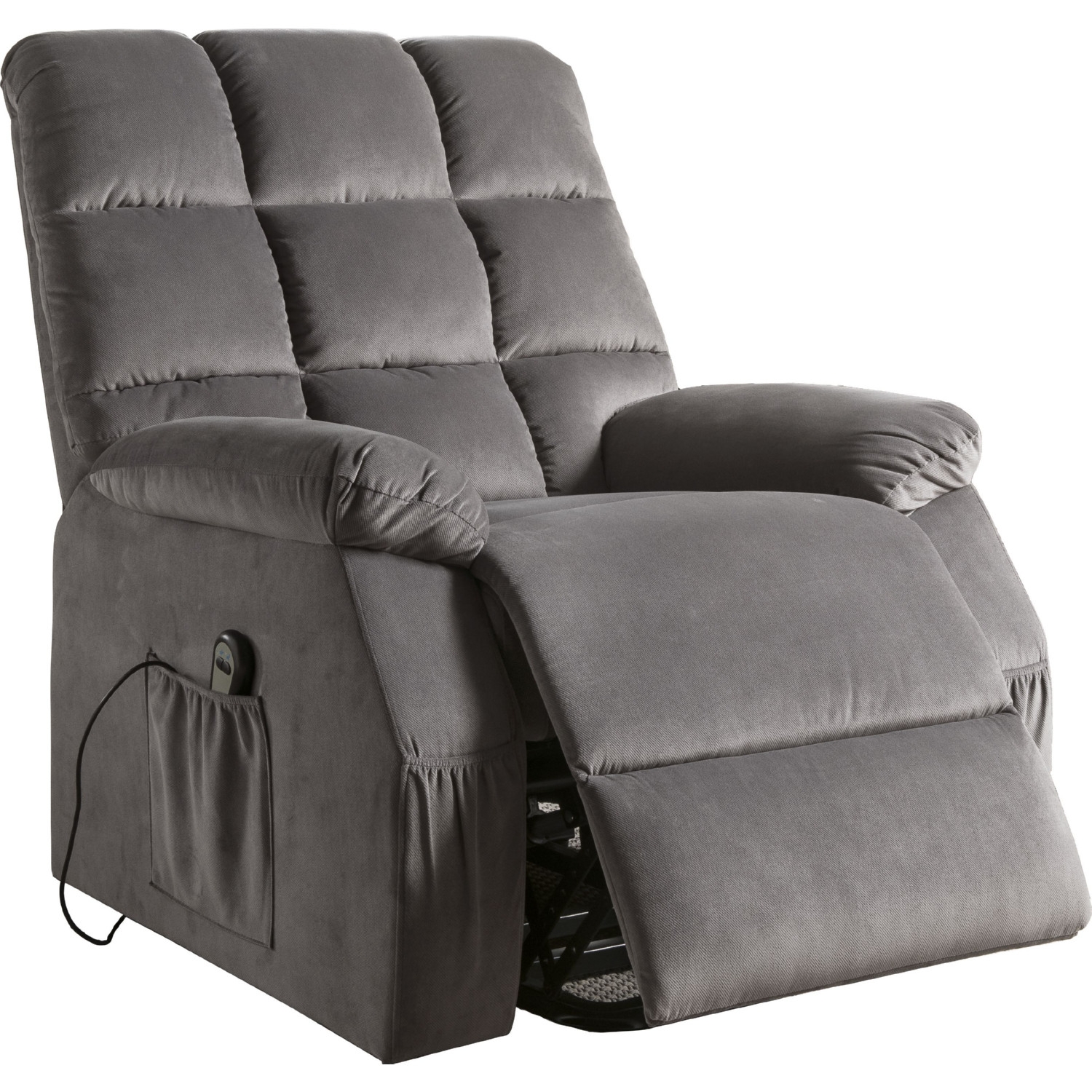 Ipompea Velvet Power Recliner Chair w/Lift & Massage