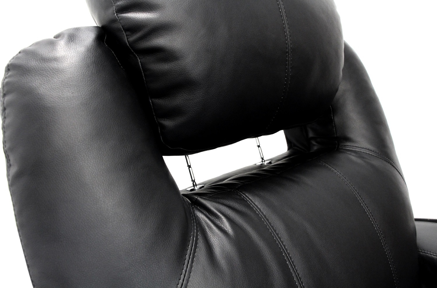 Waterlily Bonded Leather Swivel Rocker Recliner w/Massage