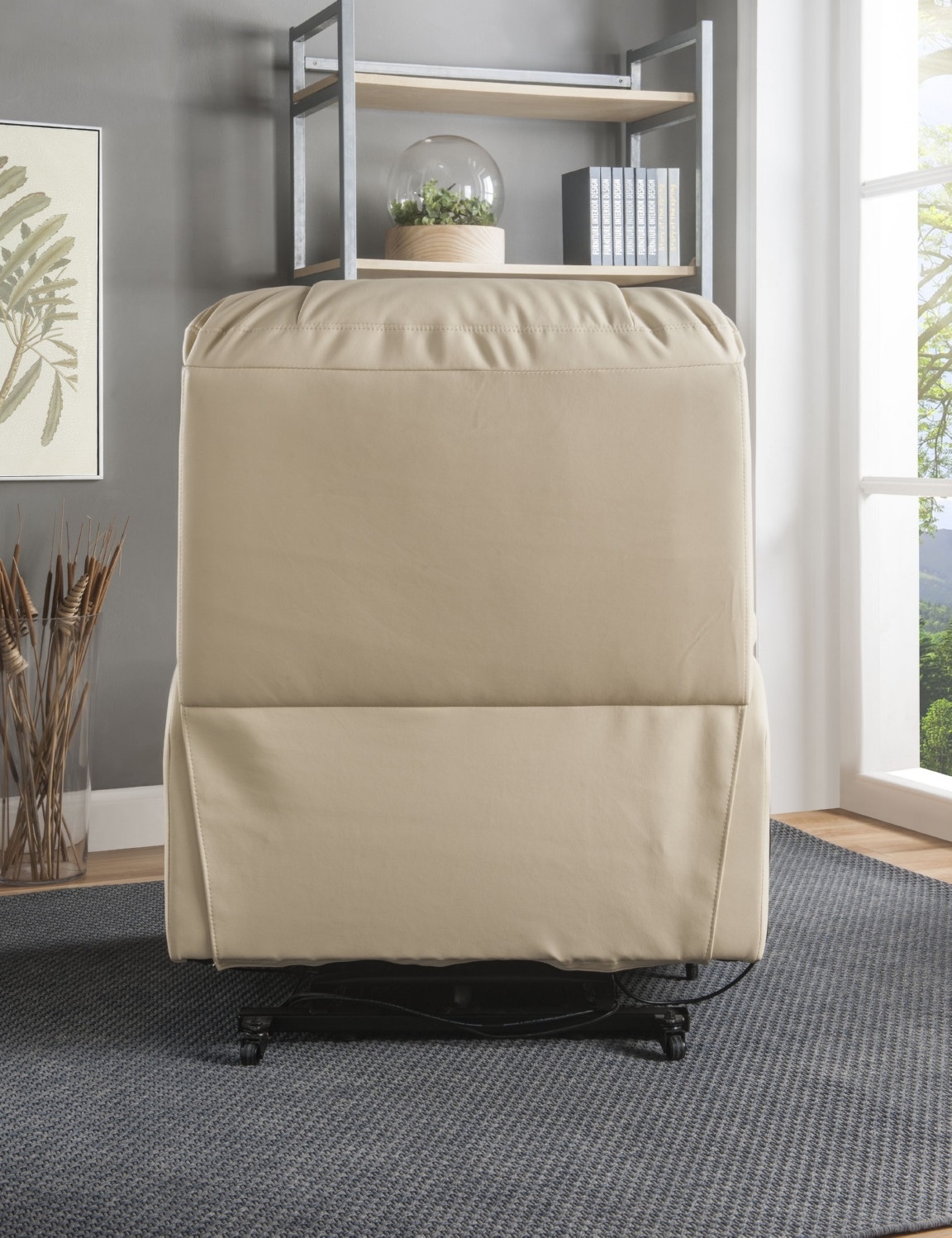 Ixora Power Lift Massage Leatherette Recliner