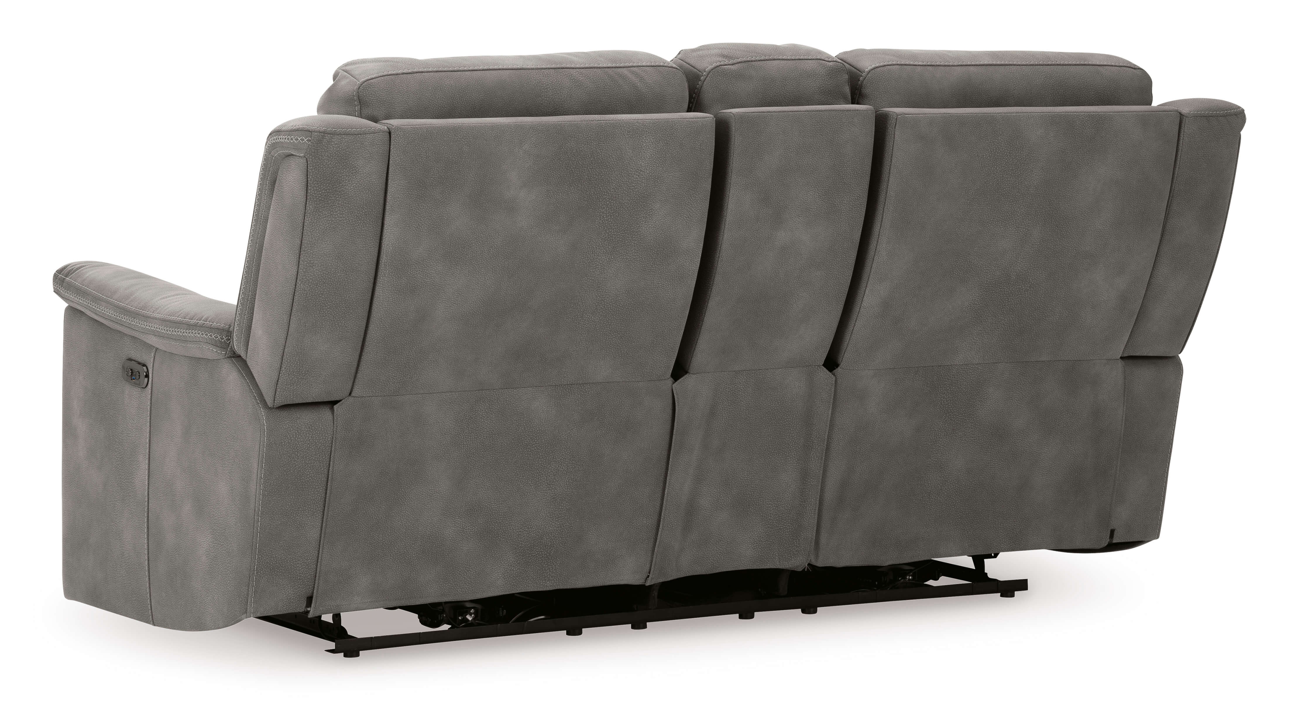 Next-Gen DuraPella Polyester/PU Power Reclining Loveseat w/Console