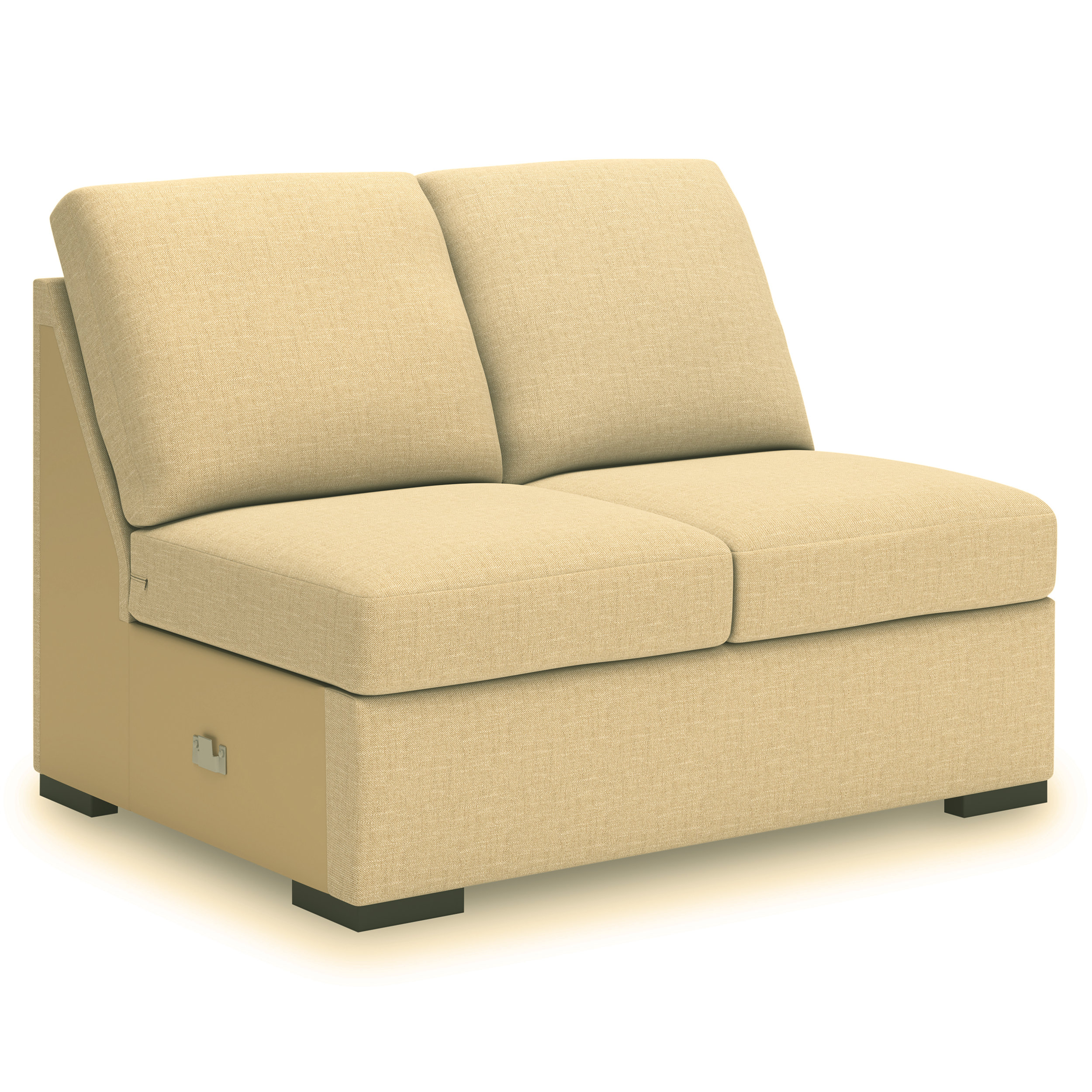 LadyMae Fabric Right 2-Piece L-Shaped Sectional Sofa w/Chaise
