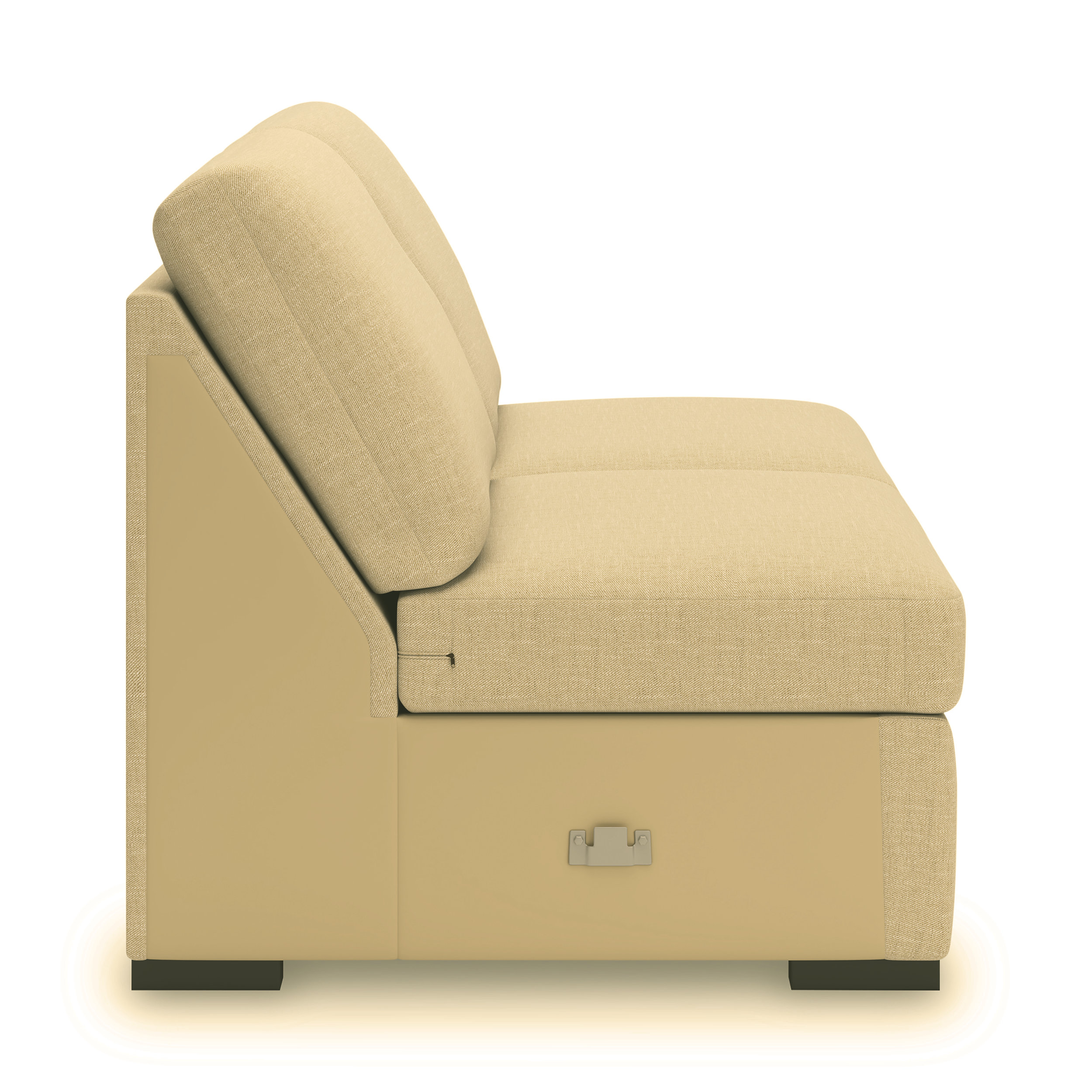 LadyMae Fabric Right 2-Piece L-Shaped Sectional Sofa w/Chaise
