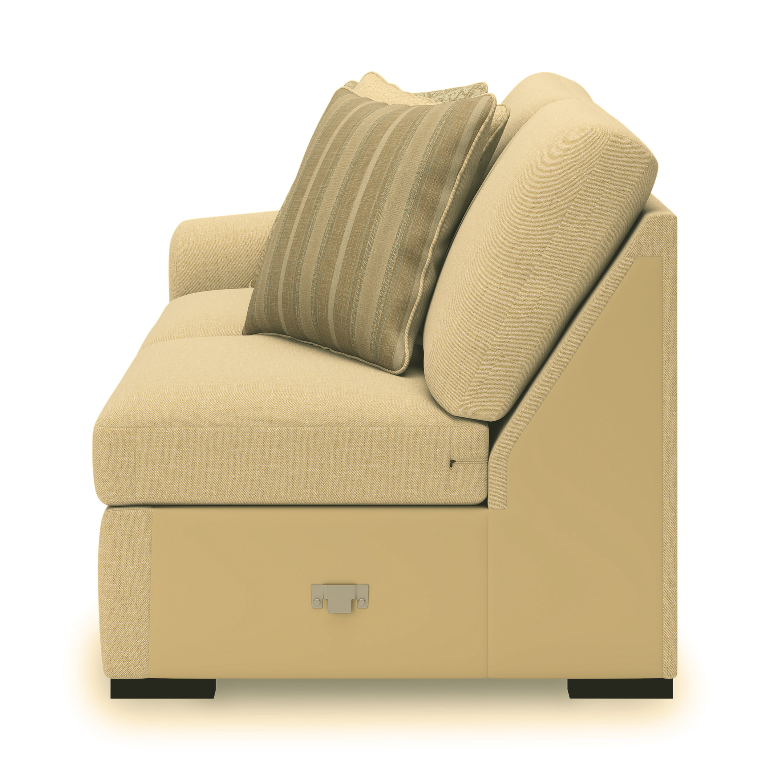 LadyMae Fabric Right 2-Piece L-Shaped Sectional Sofa w/Chaise