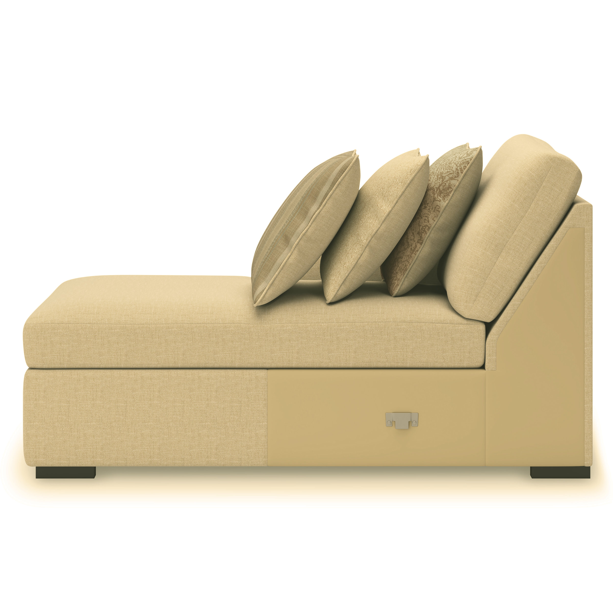 LadyMae Fabric Right 2-Piece L-Shaped Sectional Sofa w/Chaise