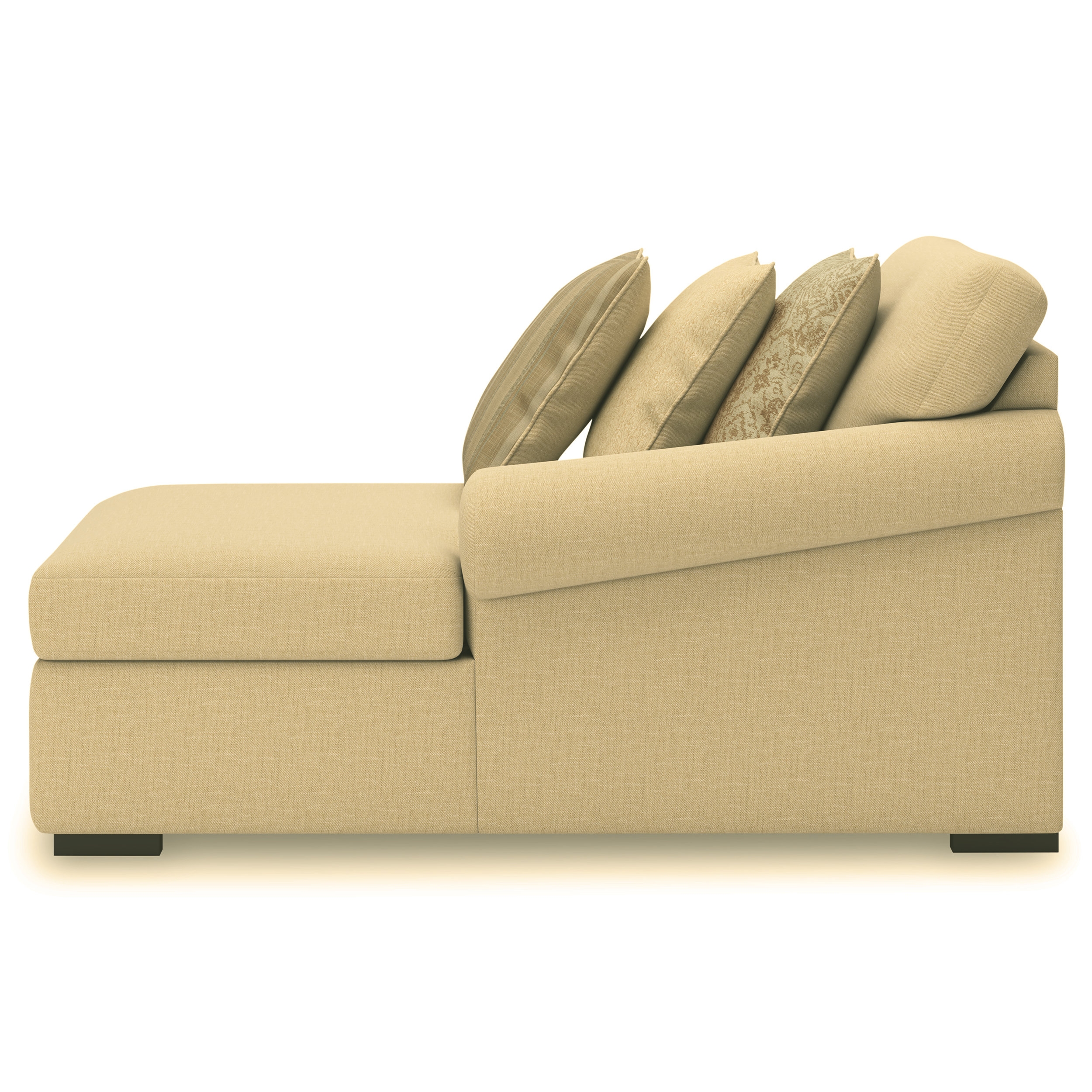LadyMae Fabric 4-Piece U-Shaped Sectional Sofa w/Right Chaise