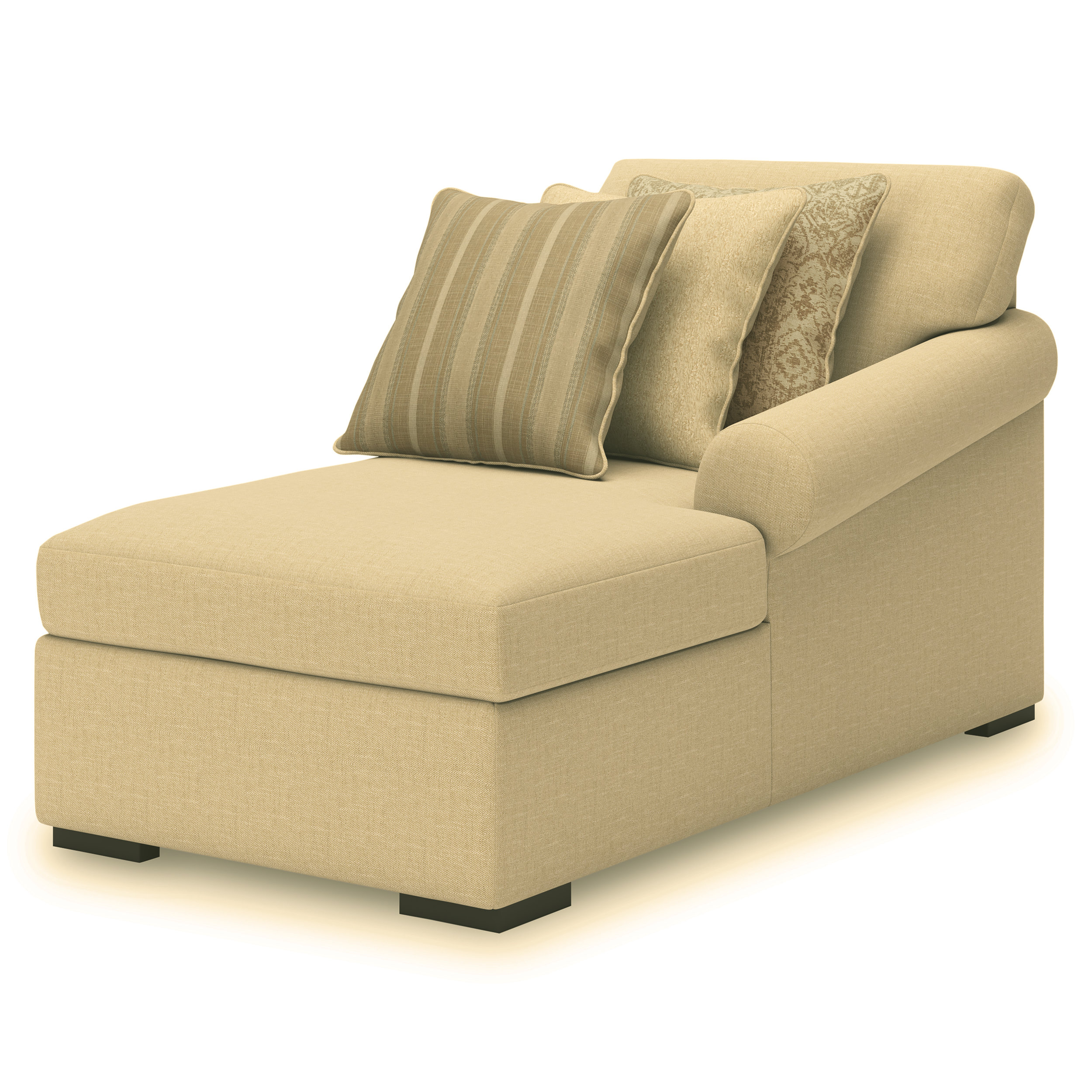LadyMae Fabric 4-Piece Sectional Sofa w/Left Chaise