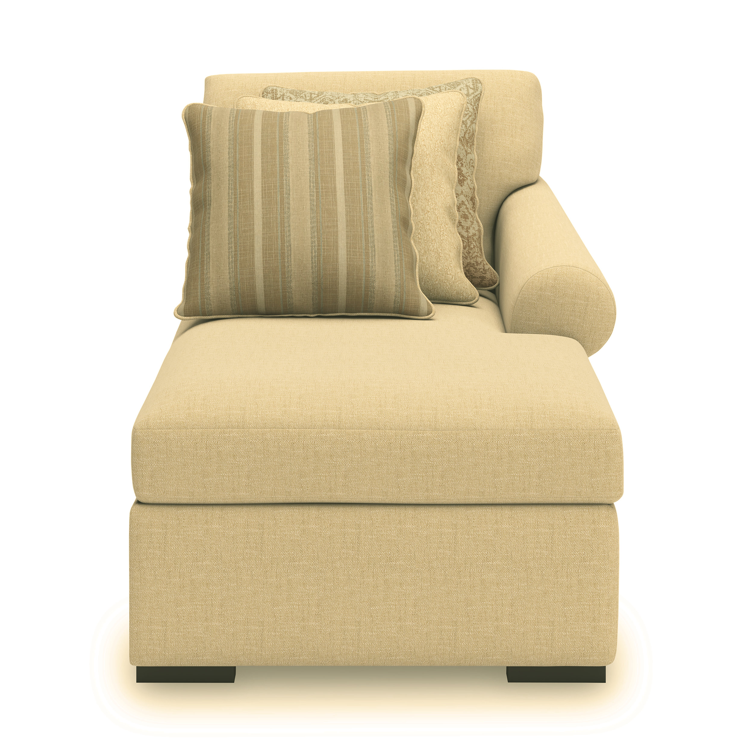 LadyMae Fabric 4-Piece Sectional Sofa w/Left Chaise