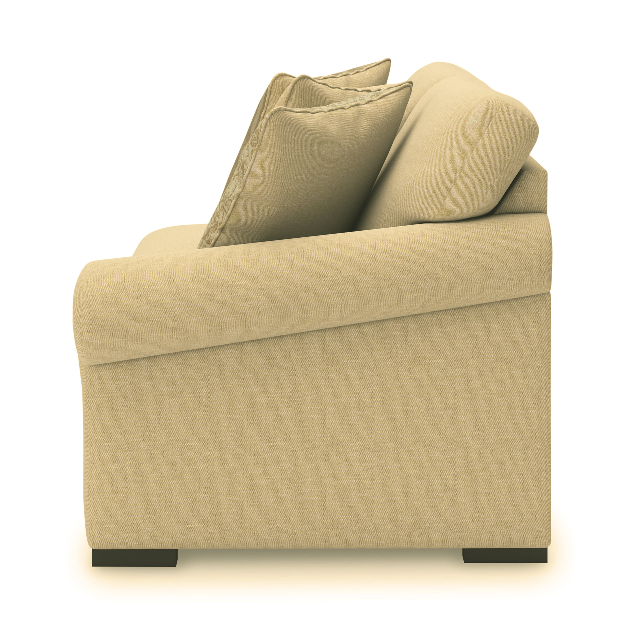 LadyMae Fabric 4-Piece Sectional Sofa w/Left Chaise