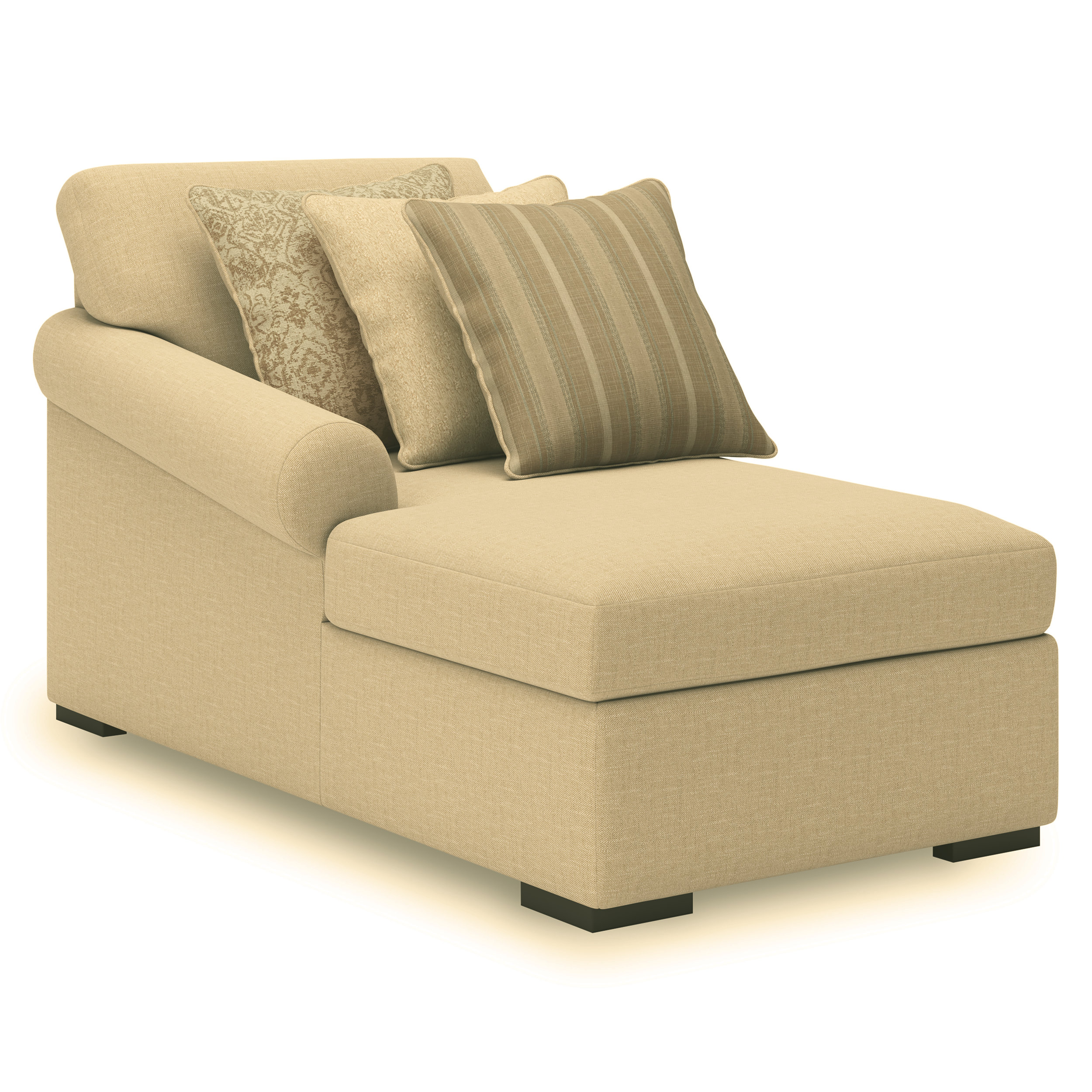 LadyMae Fabric 4-Piece Sectional Sofa w/Left Chaise