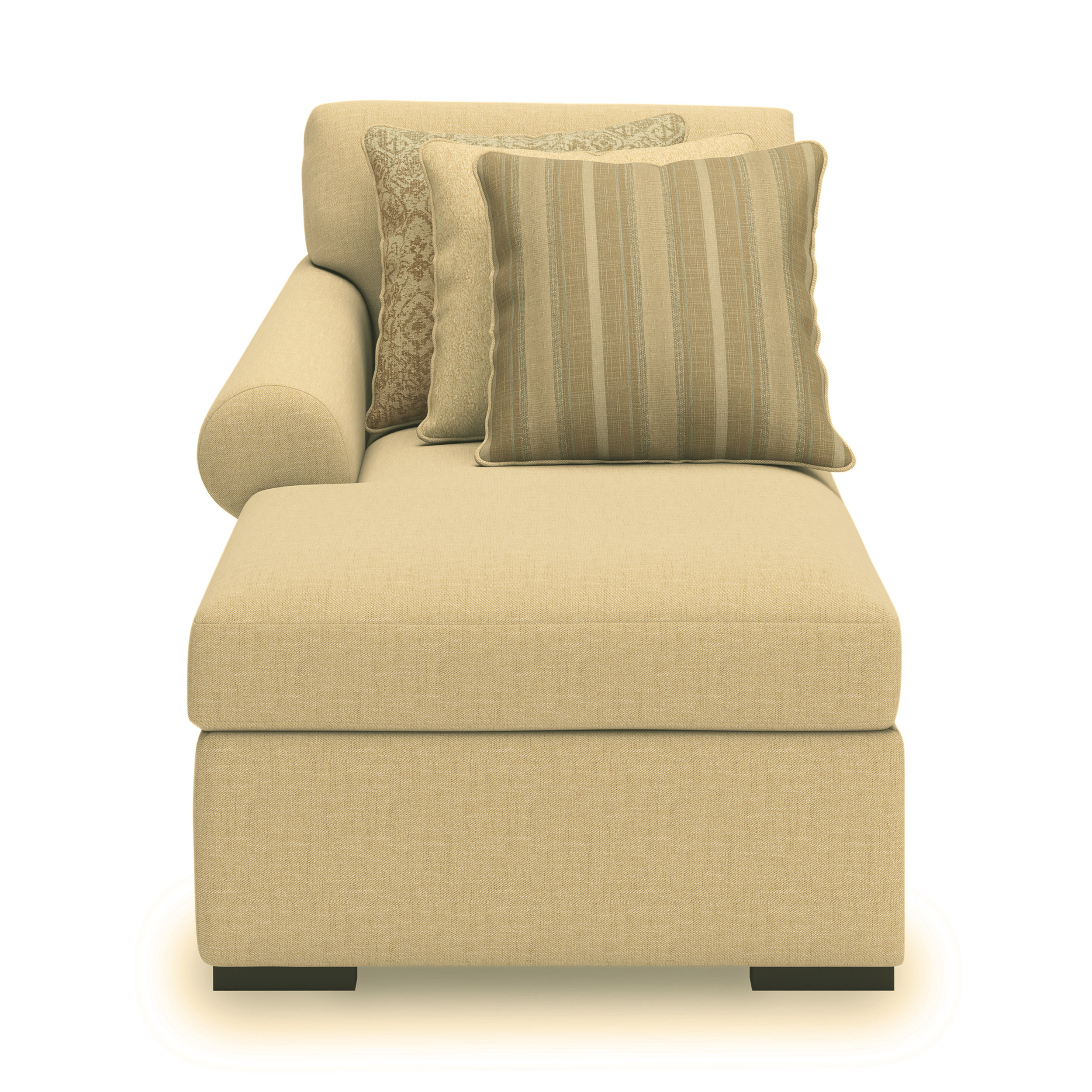 LadyMae Fabric 4-Piece Sectional Sofa w/Left Chaise