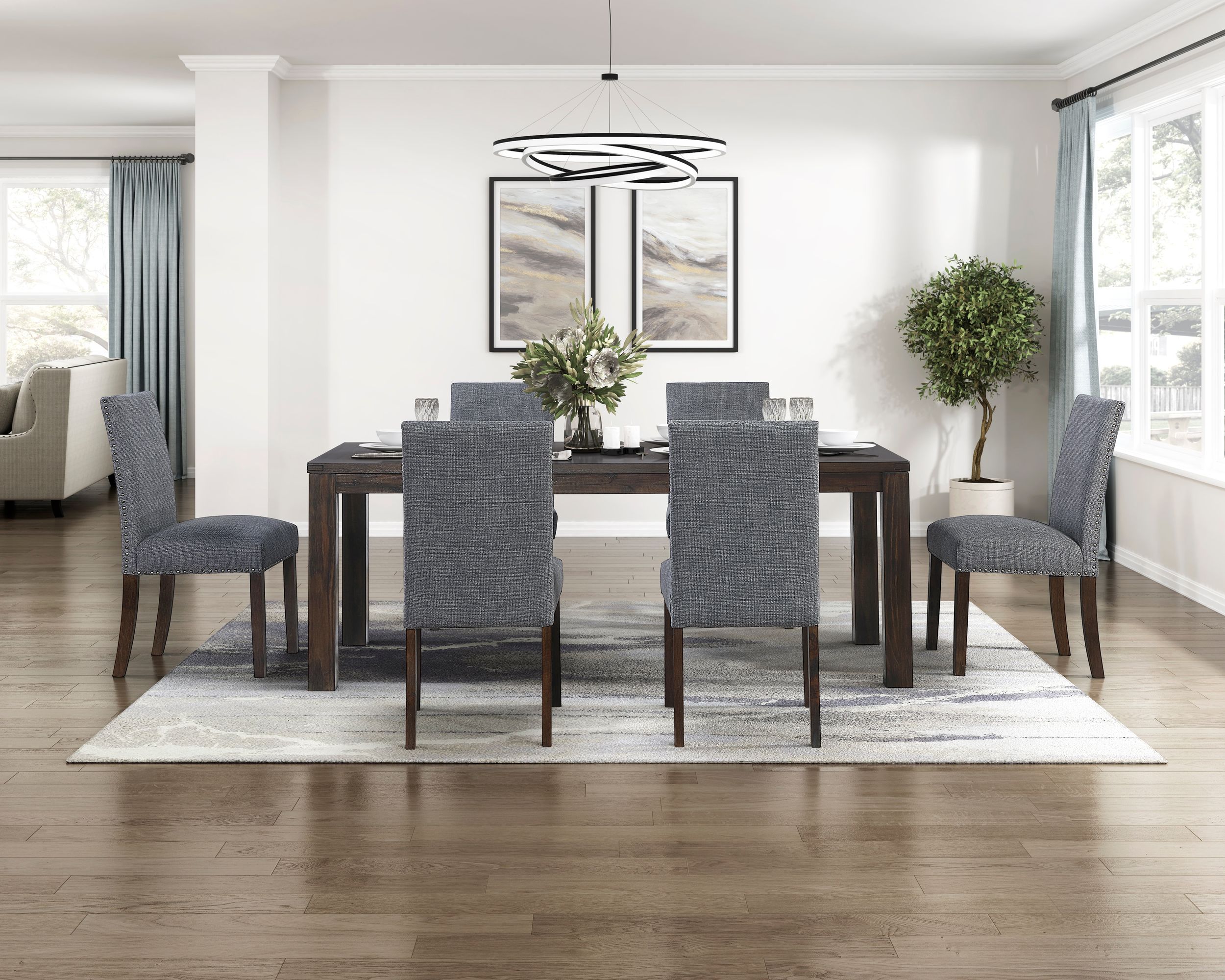 Paulson Fabric/Wood Side Chair