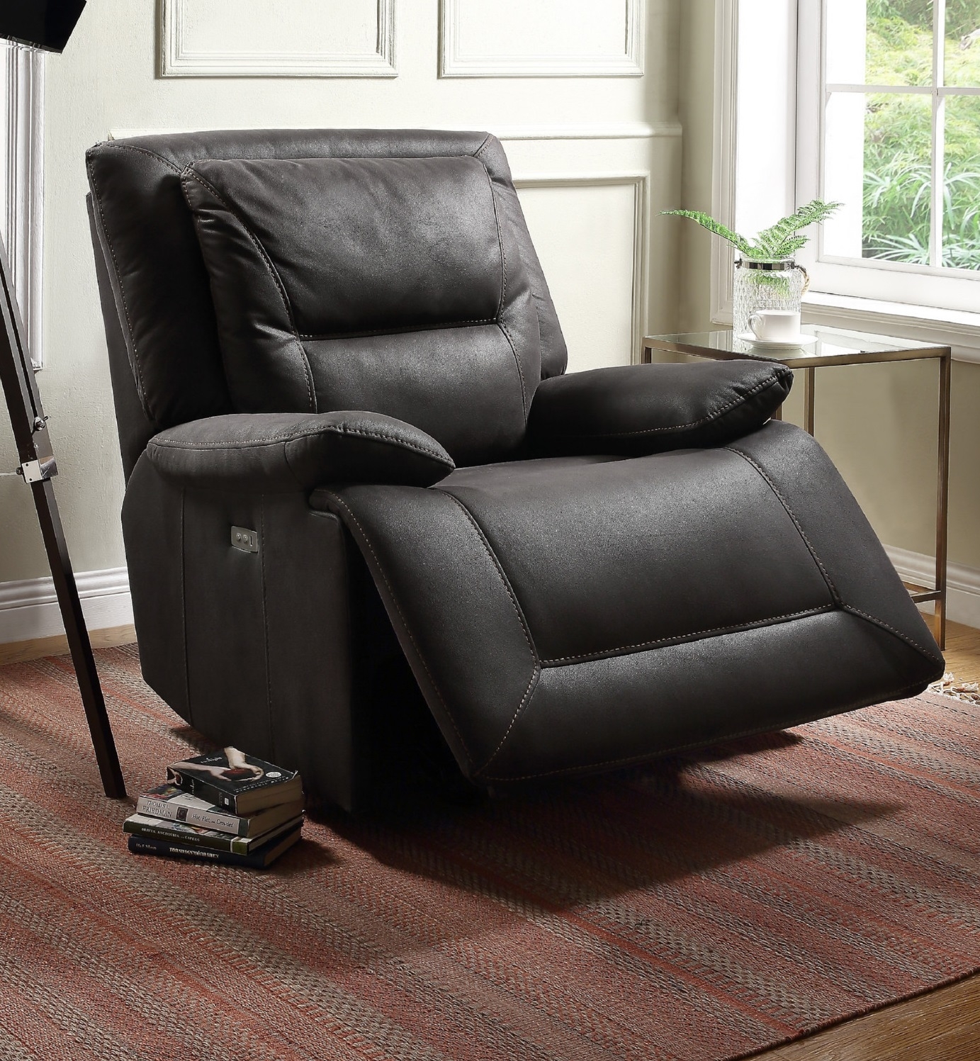 Neely Fabric Power Motion Recliner Chair
