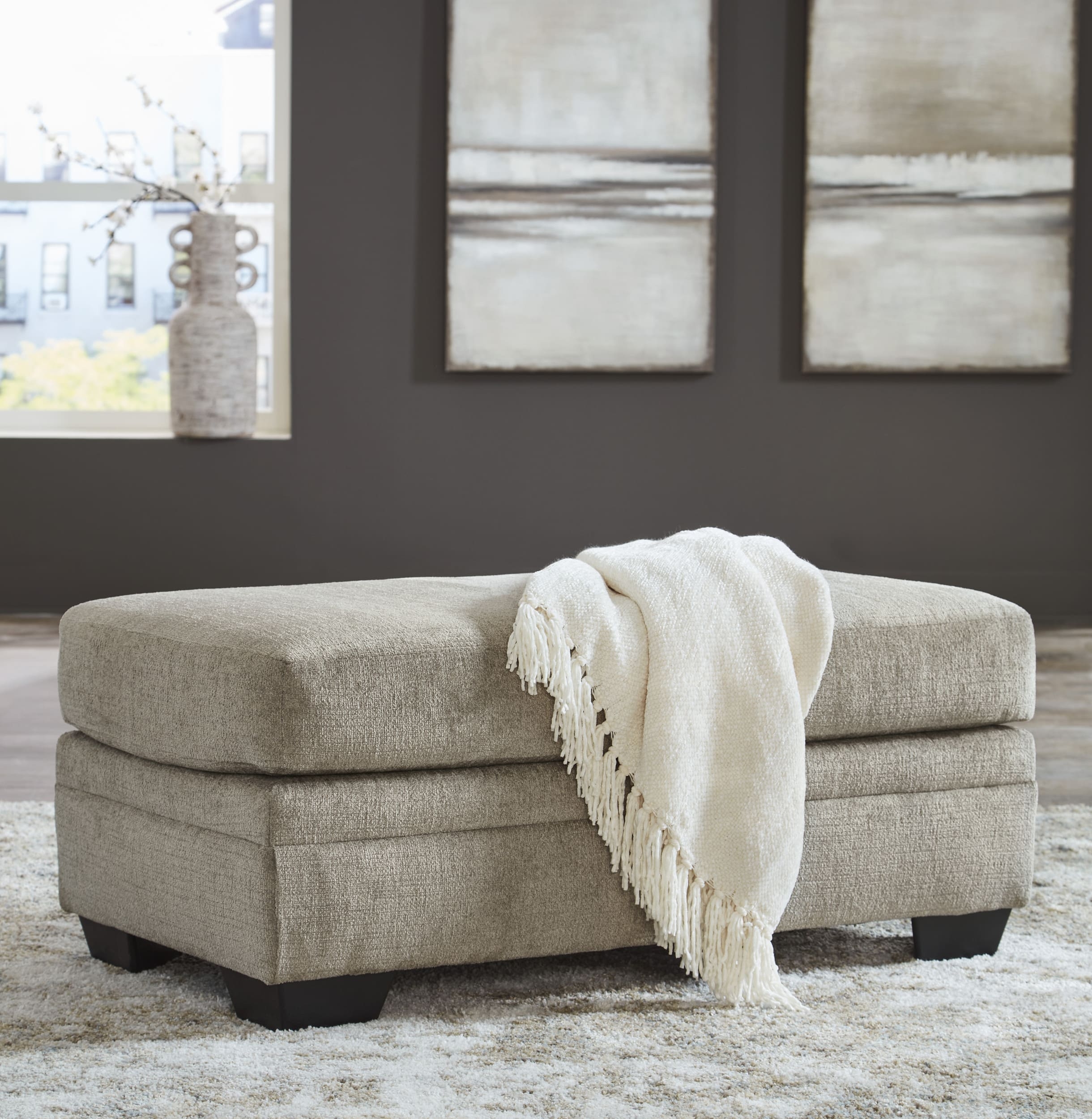 Ashley Stonemeade Ottoman
