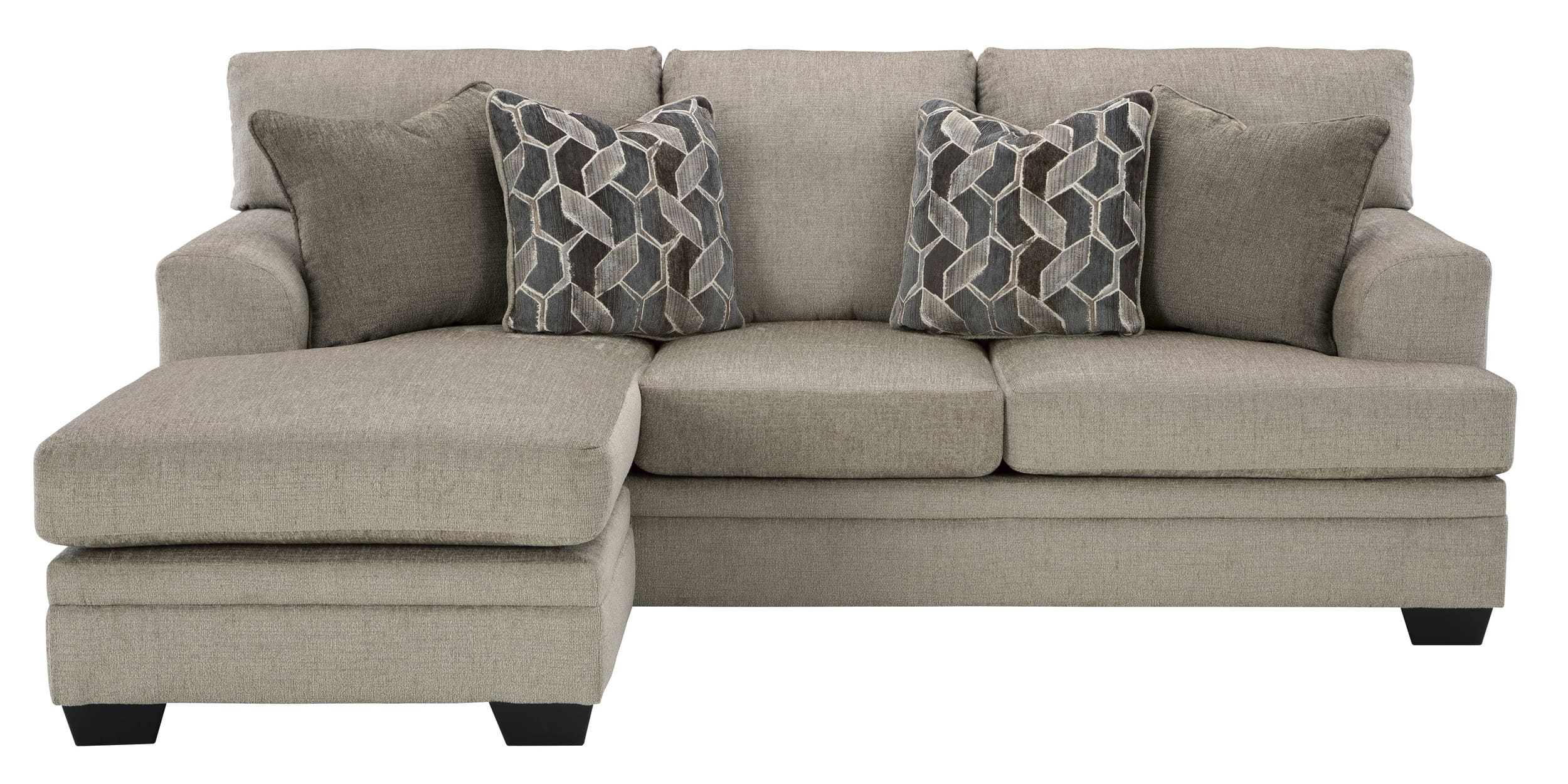 Stonemeade Polyester L-Shaped Sectional Sofa w/Reversible Chaise