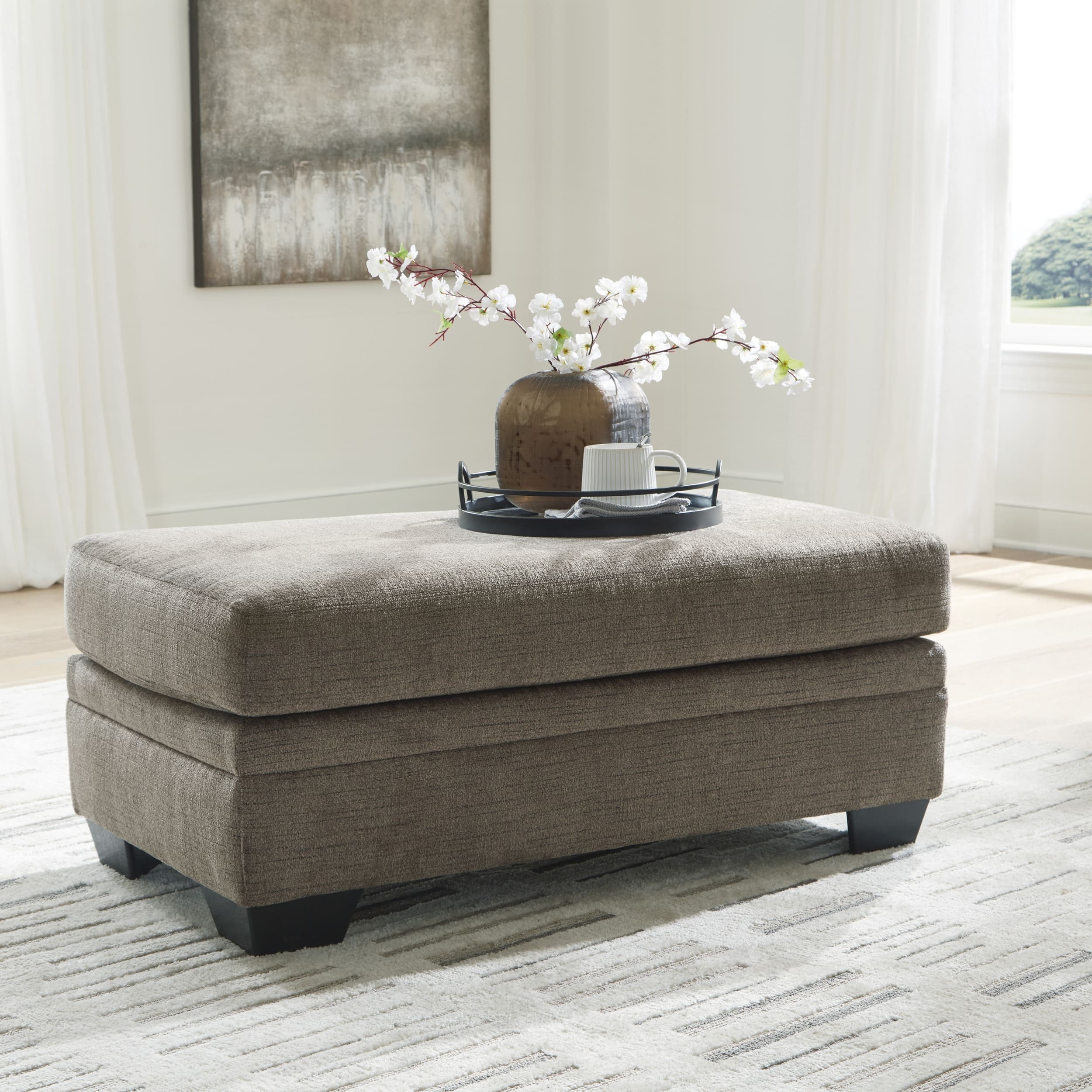 Stonemeade Polyester Ottoman