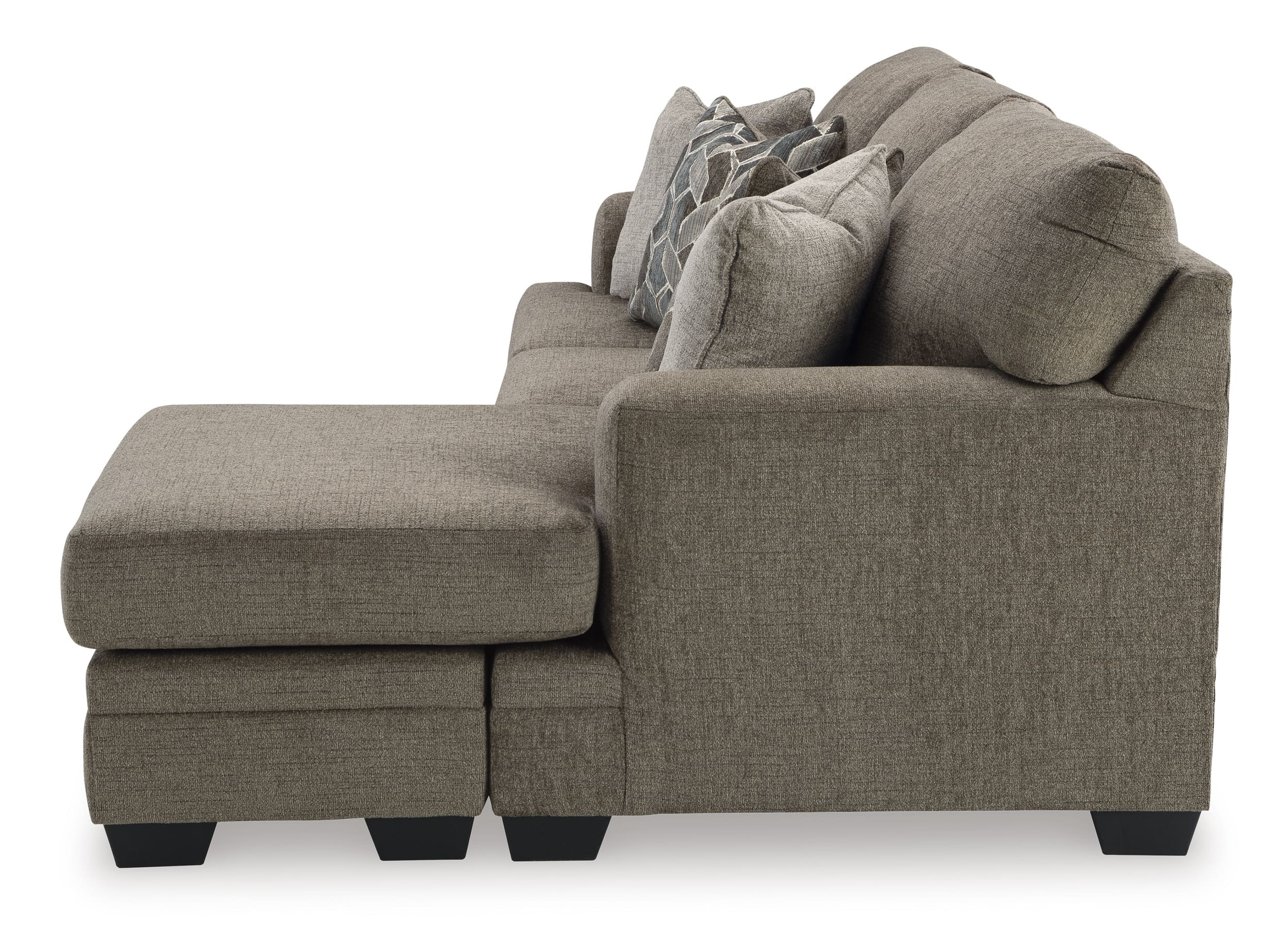Stonemeade Polyester L-Shaped Sectional Sofa w/Reversible Chaise