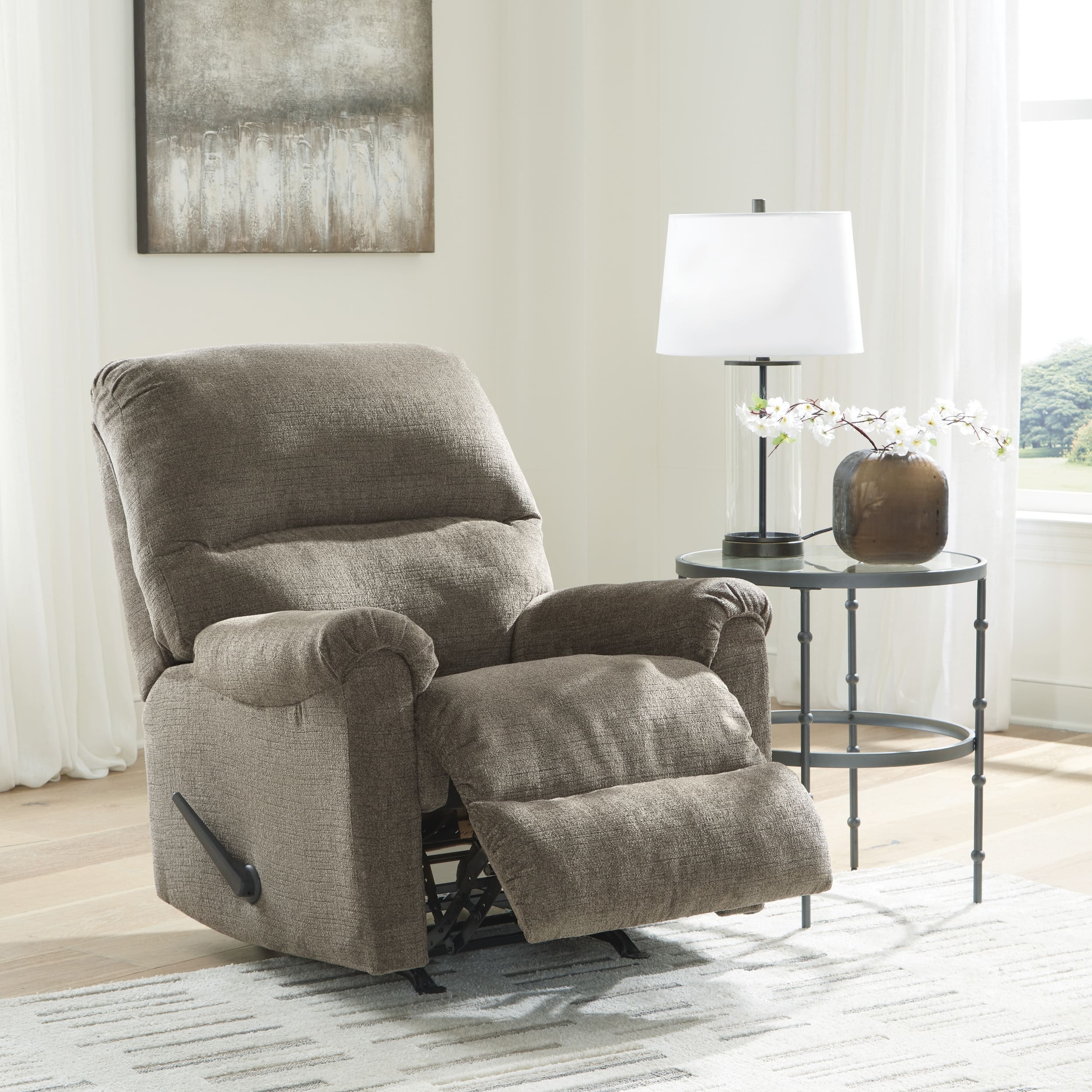 Stonemeade Power Nutmeg Recliner by Ashley Furniture