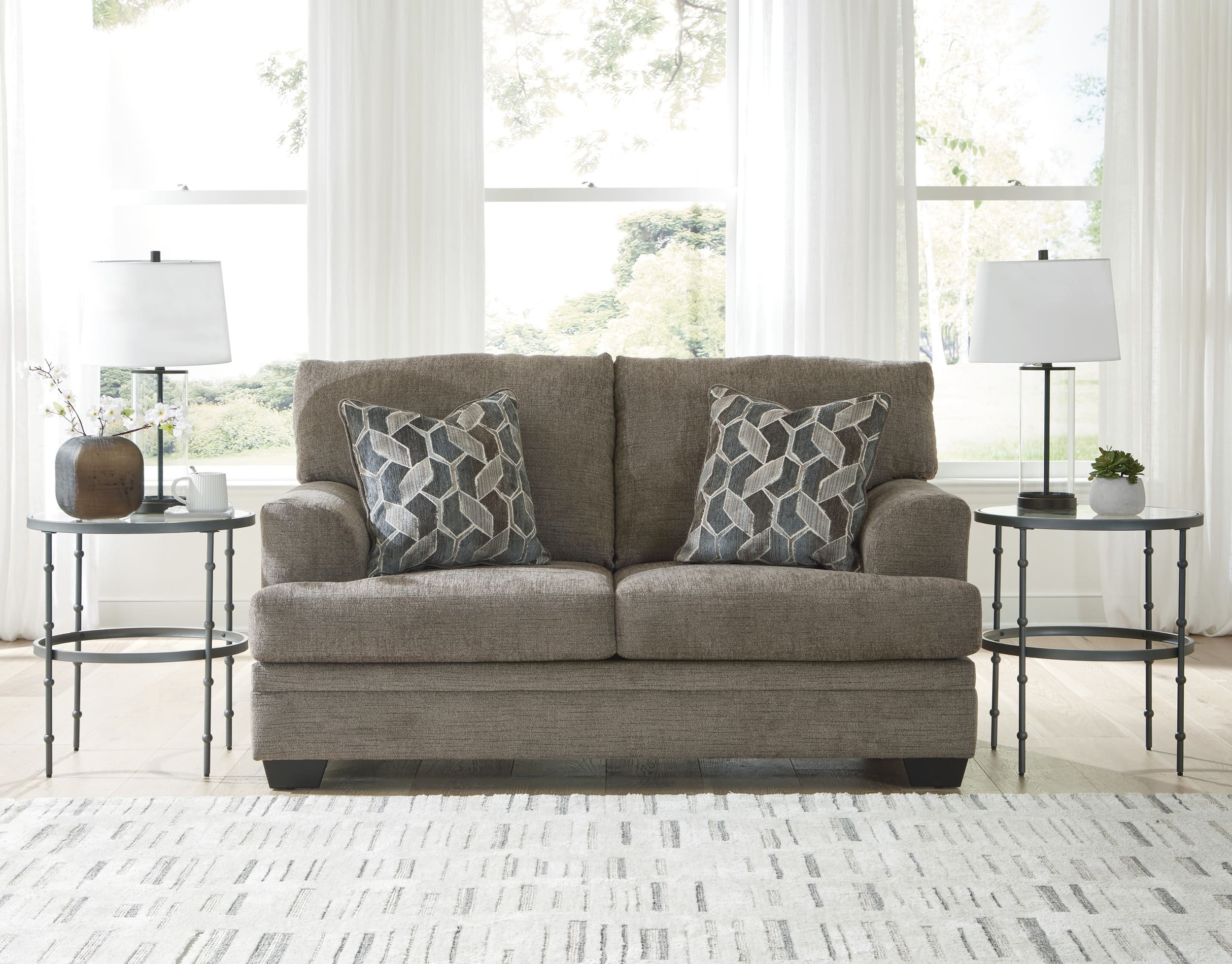 Ashley Stonemeade Polyester Loveseat