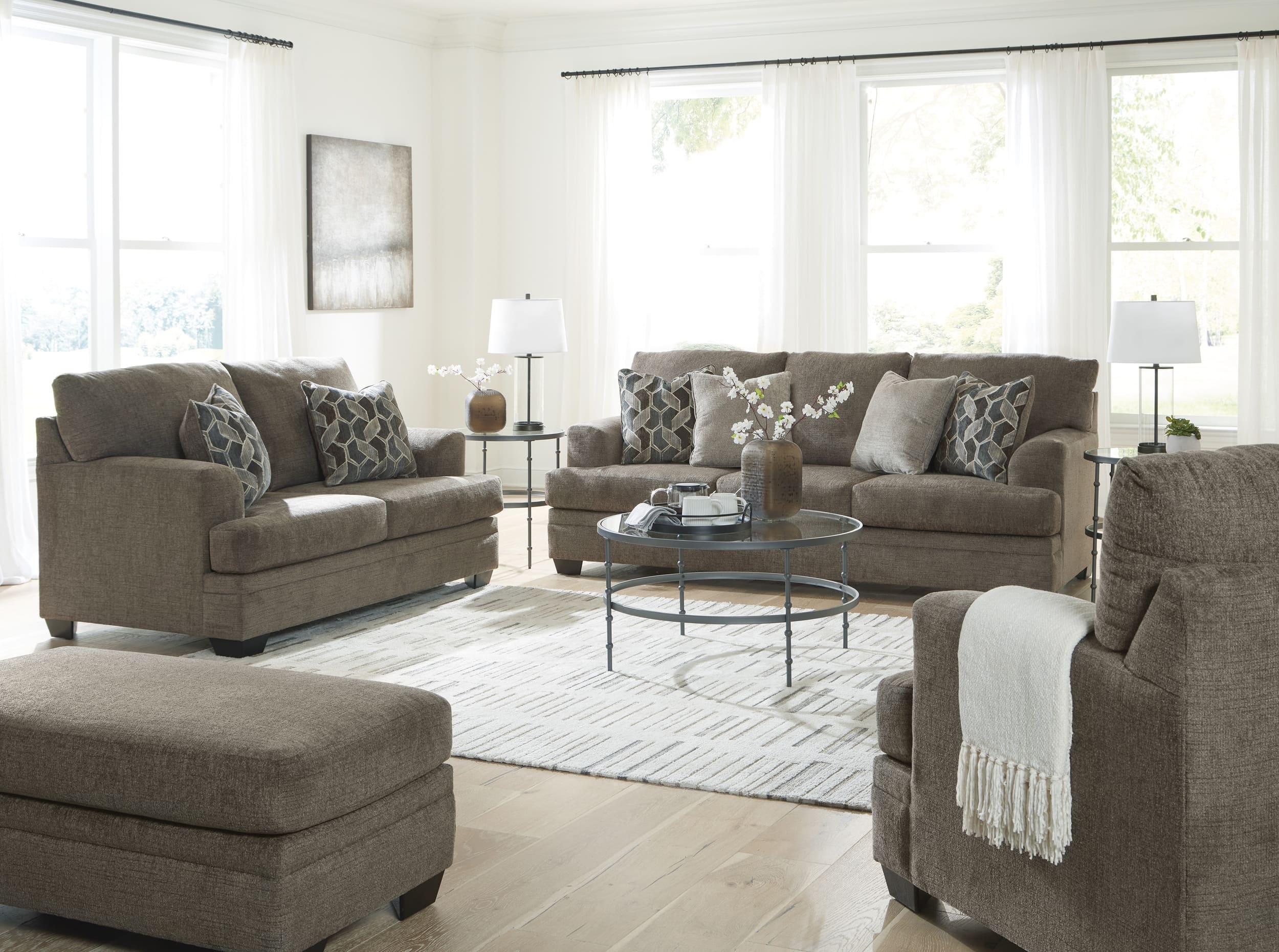 Stonemeade Nutmeg Sofa Set by Ashley Furniture
