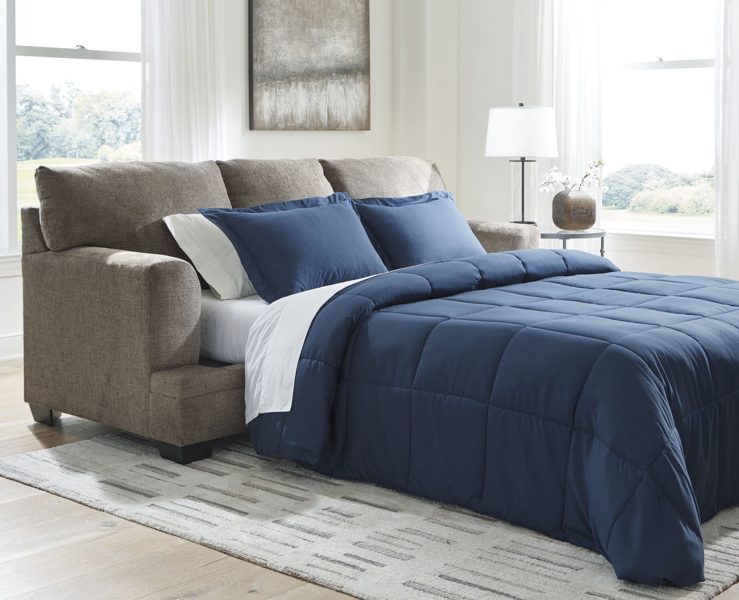 Ashley Stonemeade Nutmeg Queen Sofa Sleeper