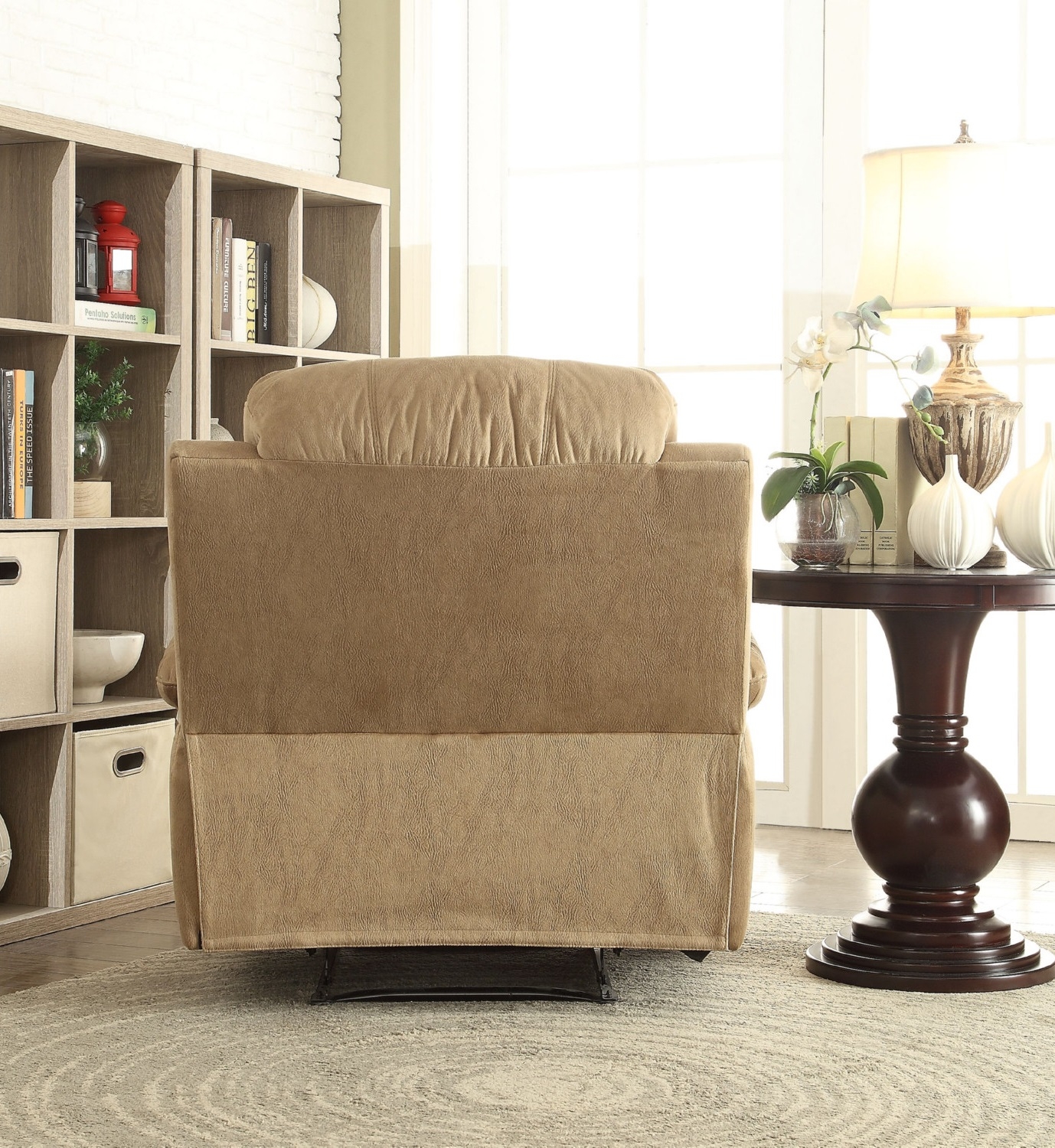 Bina Polished Microfiber Recliner