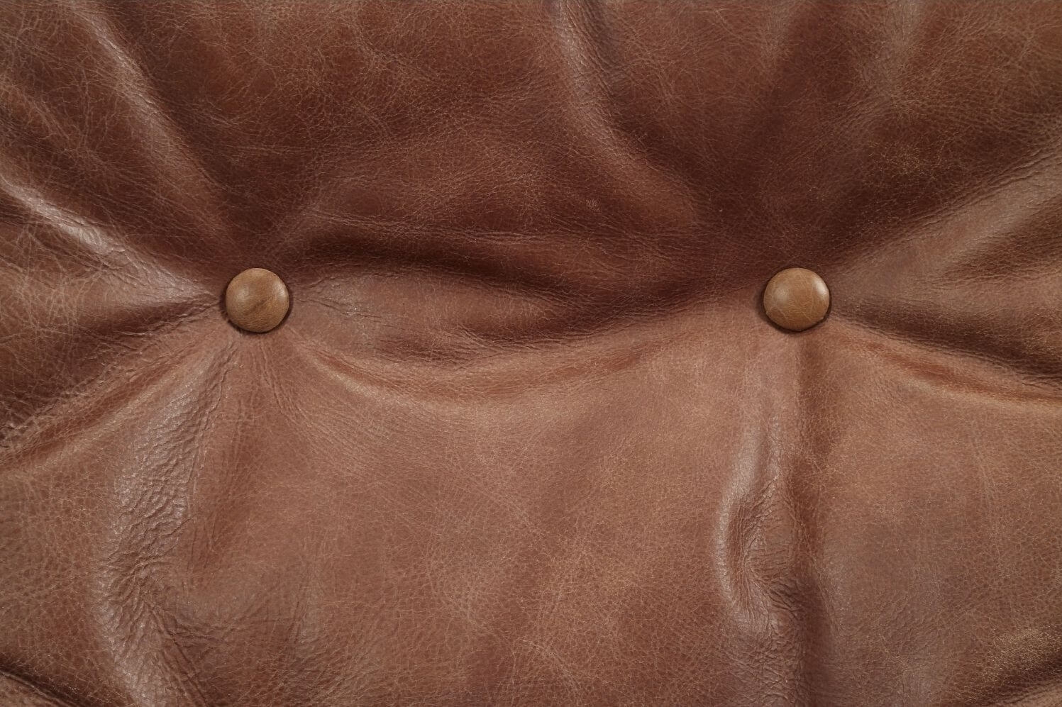 Gandy Top Grain Leather Accent Chair & Ottoman Set