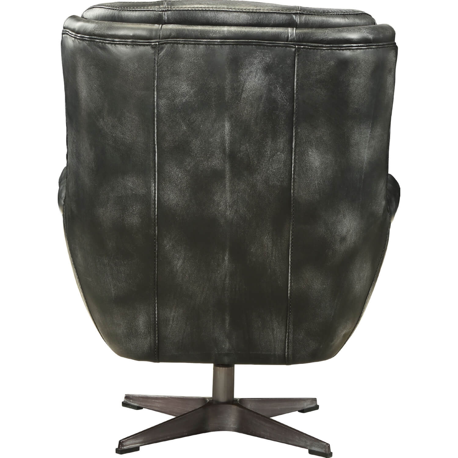 Asotin Top Grain Leather Accent Chair