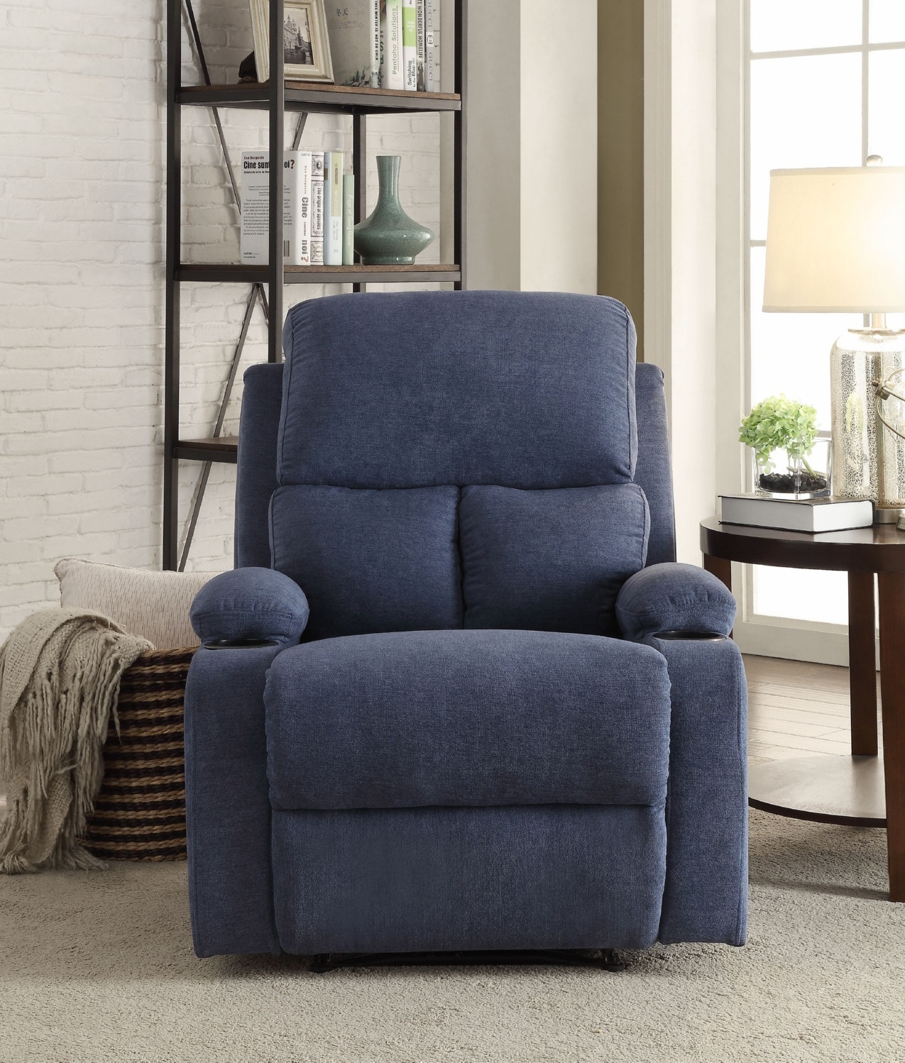 Rosia Fabric Linen Recliner Chair