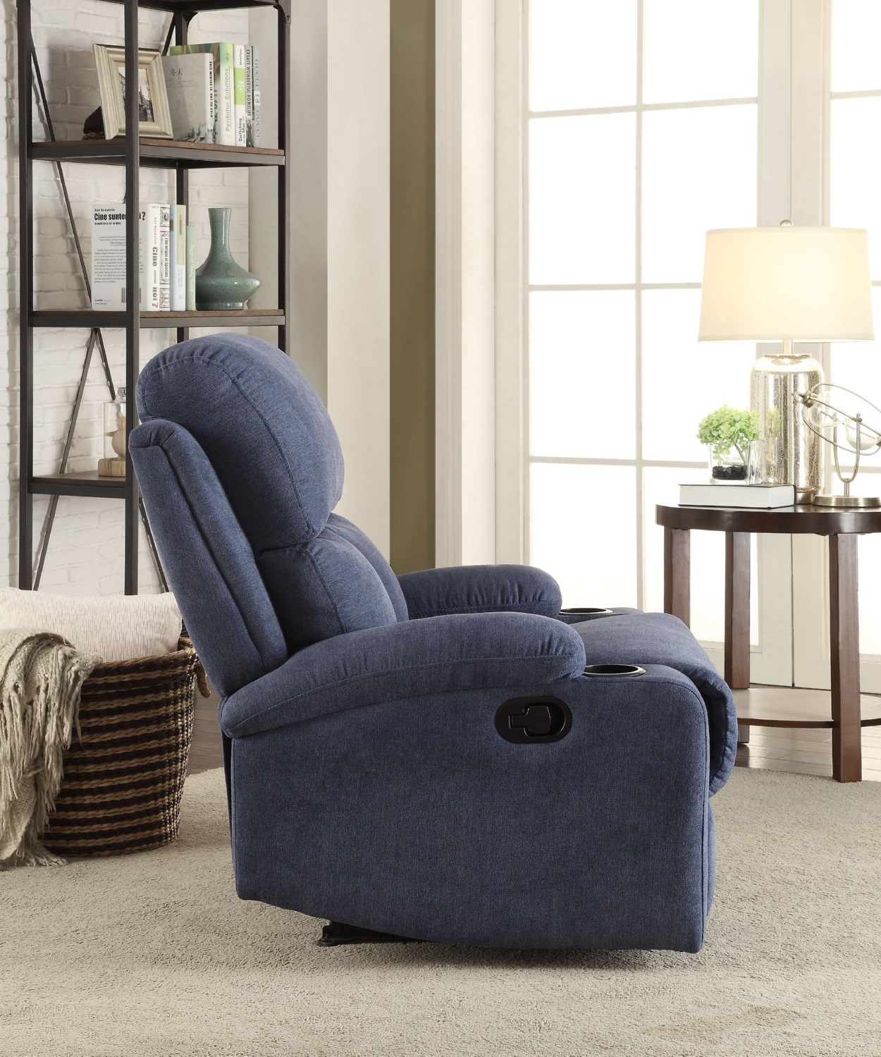 Rosia Fabric Linen Recliner Chair