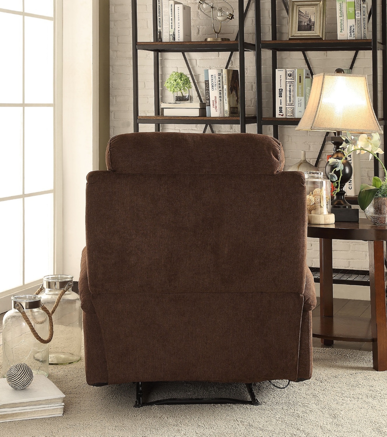 Rosia Fabric Linen Recliner Chair
