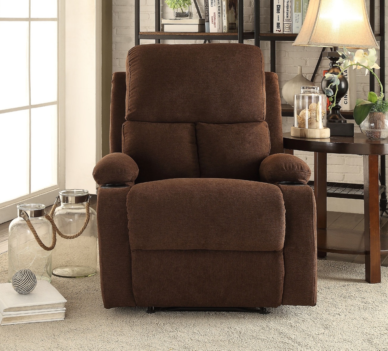 Rosia Fabric Linen Recliner Chair