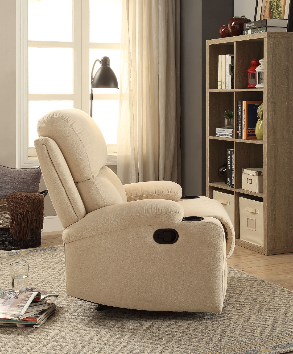 Rosia Fabric Linen Recliner Chair