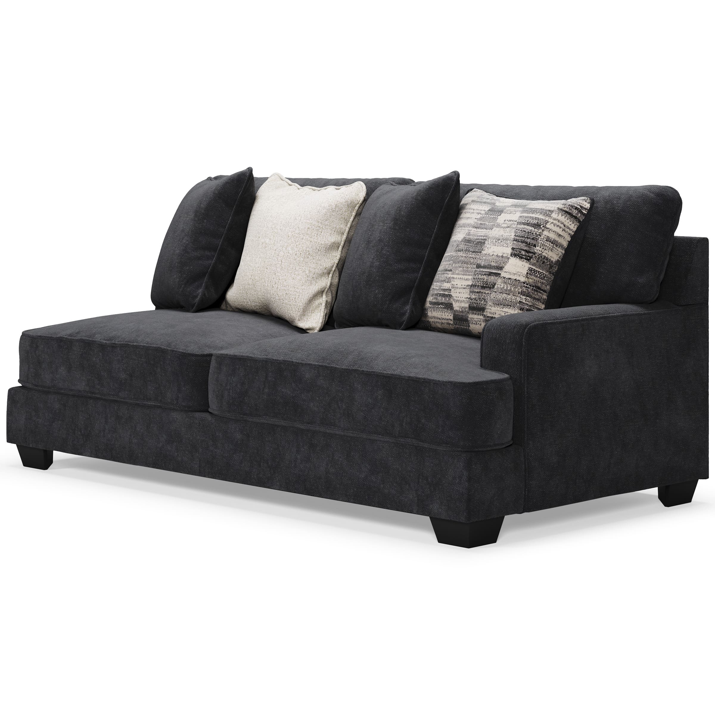 Lavernett 3-Piece Polyester L-Shaped Sectional Sofa