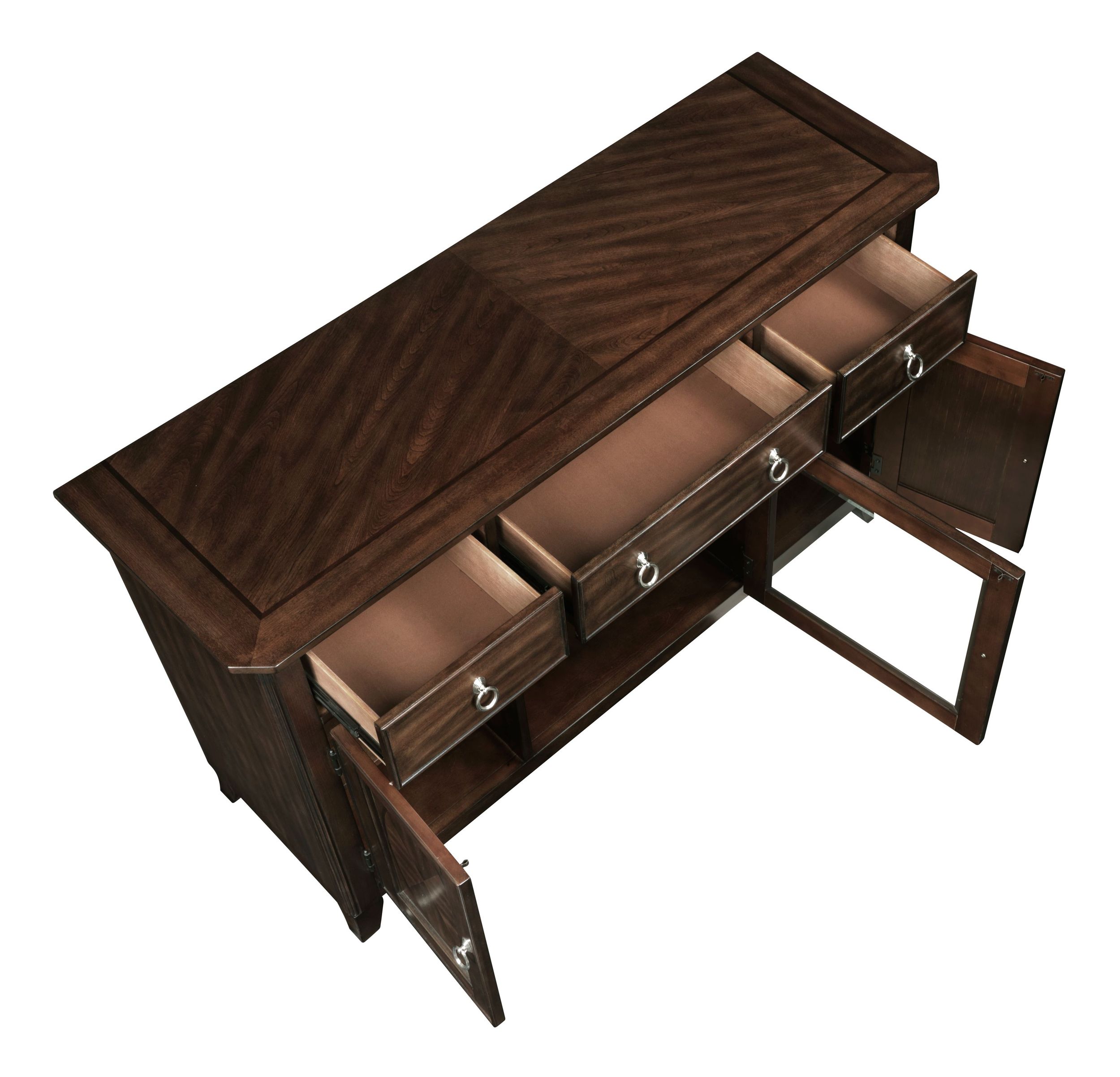 Claymont Wood Server with 3 Doors & 3 Drawers
