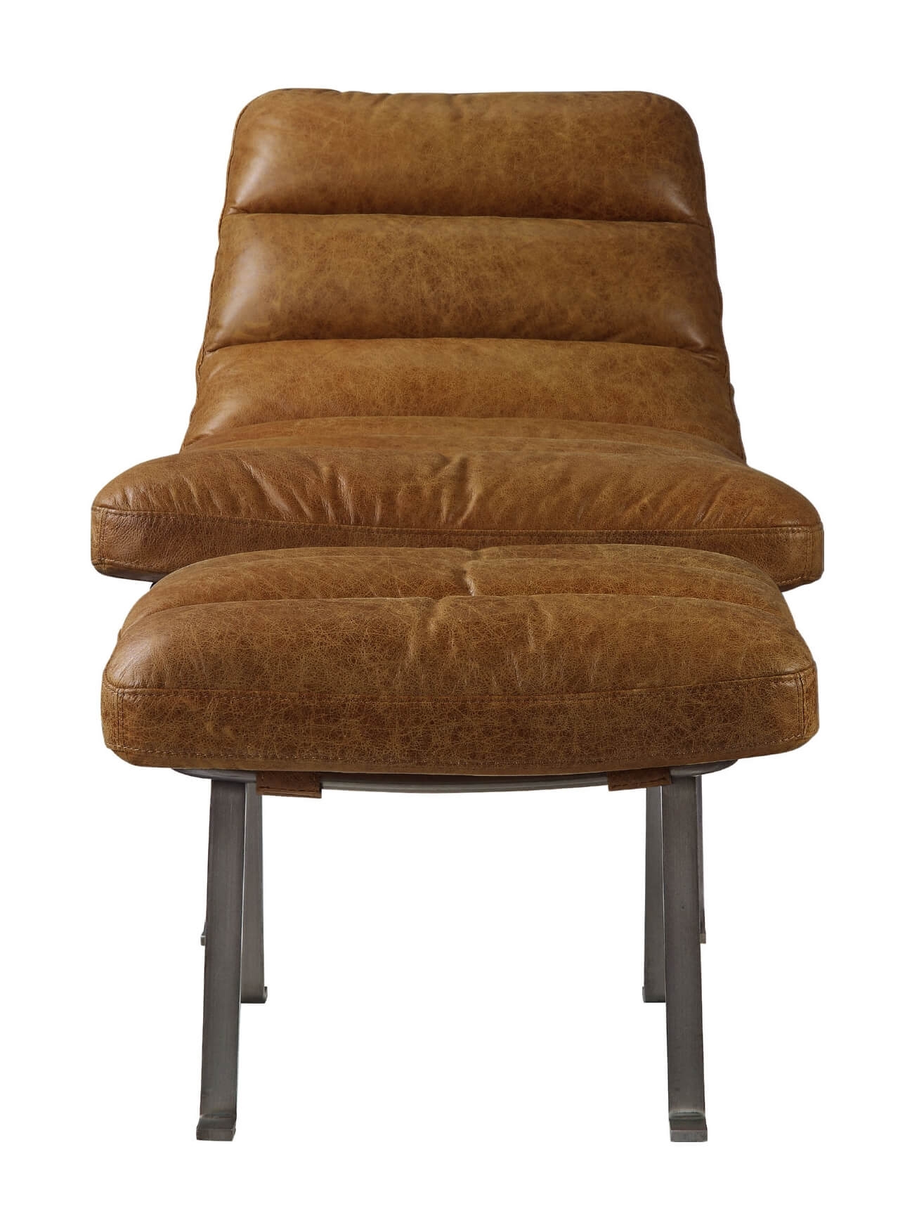 Bison Top Grain Leather Accent Chair