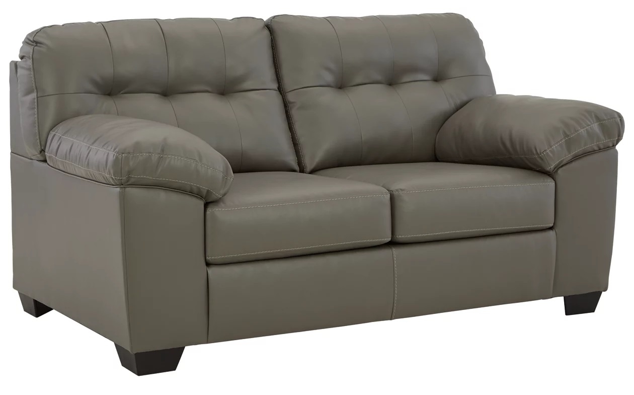 Donlen Faux Leather Living Room Set
