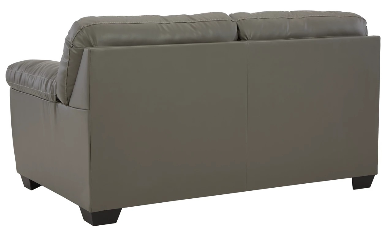 Donlen Faux Leather Loveseat
