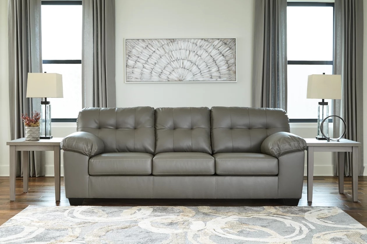 Donlen Faux Leather Sofa