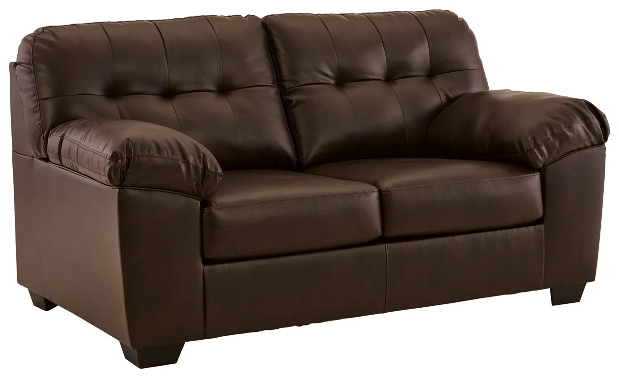 Donlen Faux Leather Living Room Set