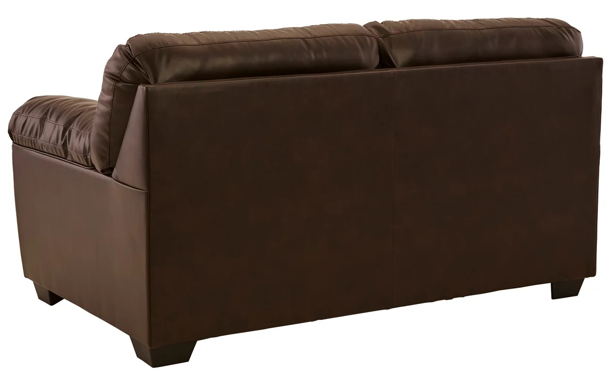 Donlen Faux Leather Loveseat