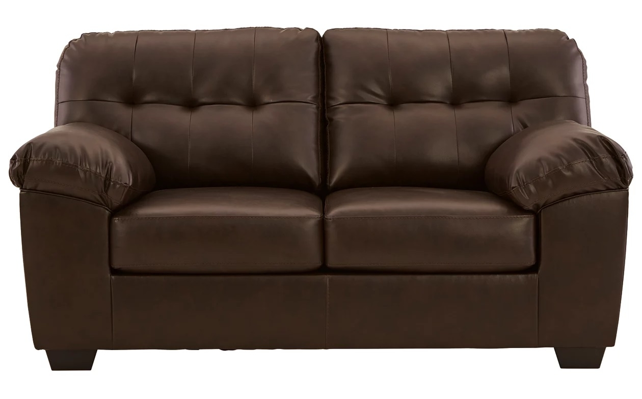 Donlen Faux Leather Living Room Set