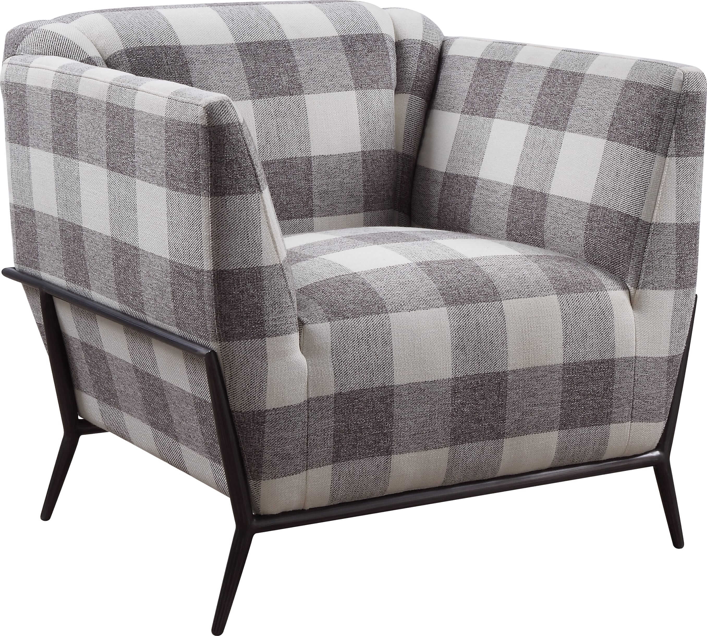 Niamey Fabric/Wood Living Room Set