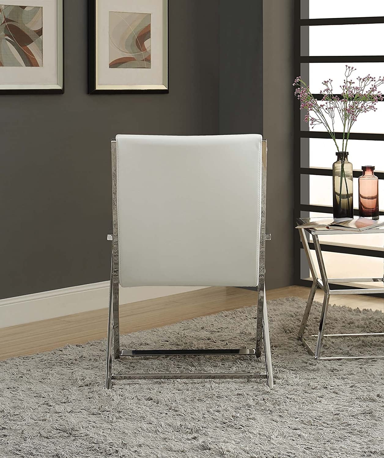 Rafael Leatherette Accent Chair