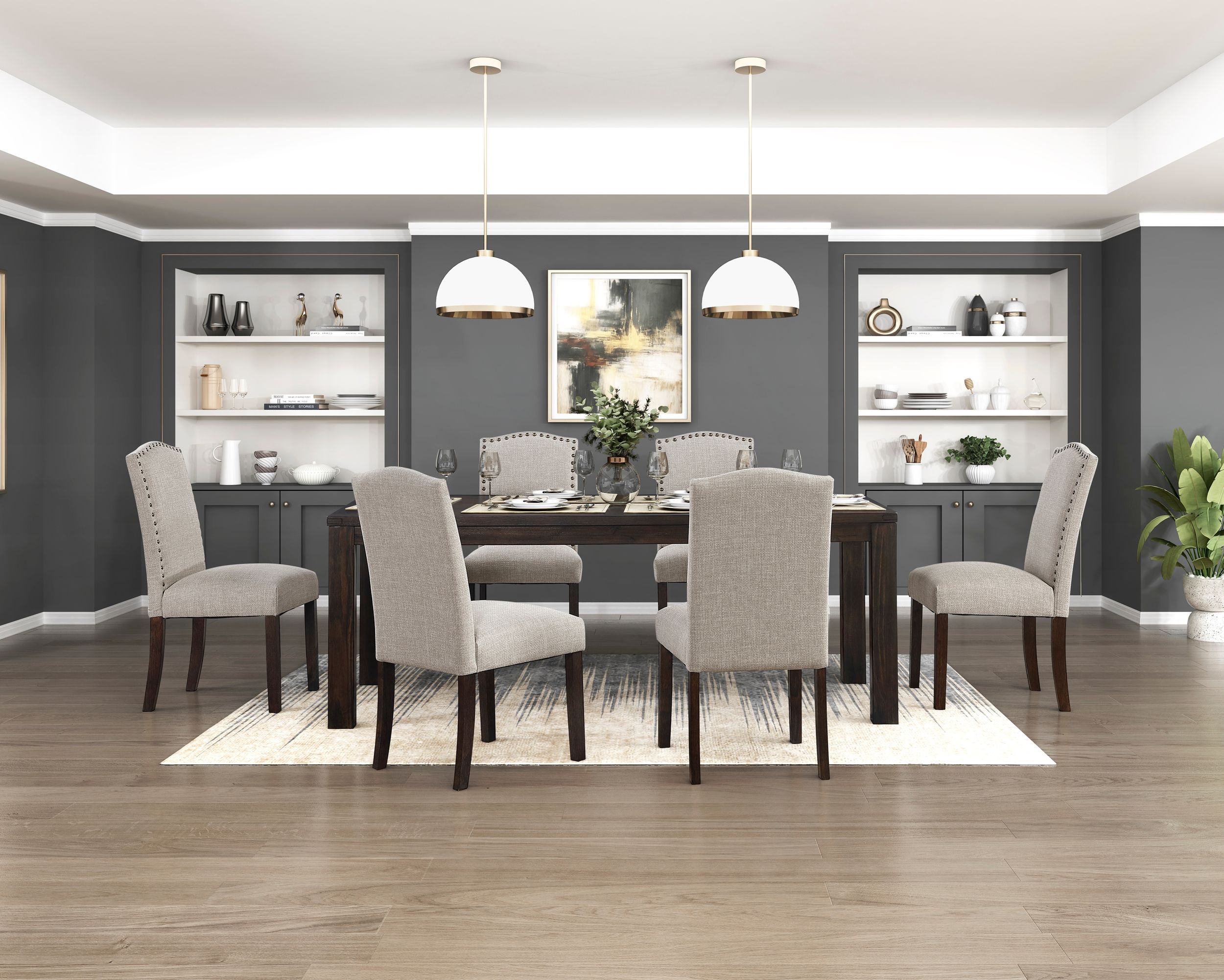 Paulson Rectangular Wood Dining Room Set