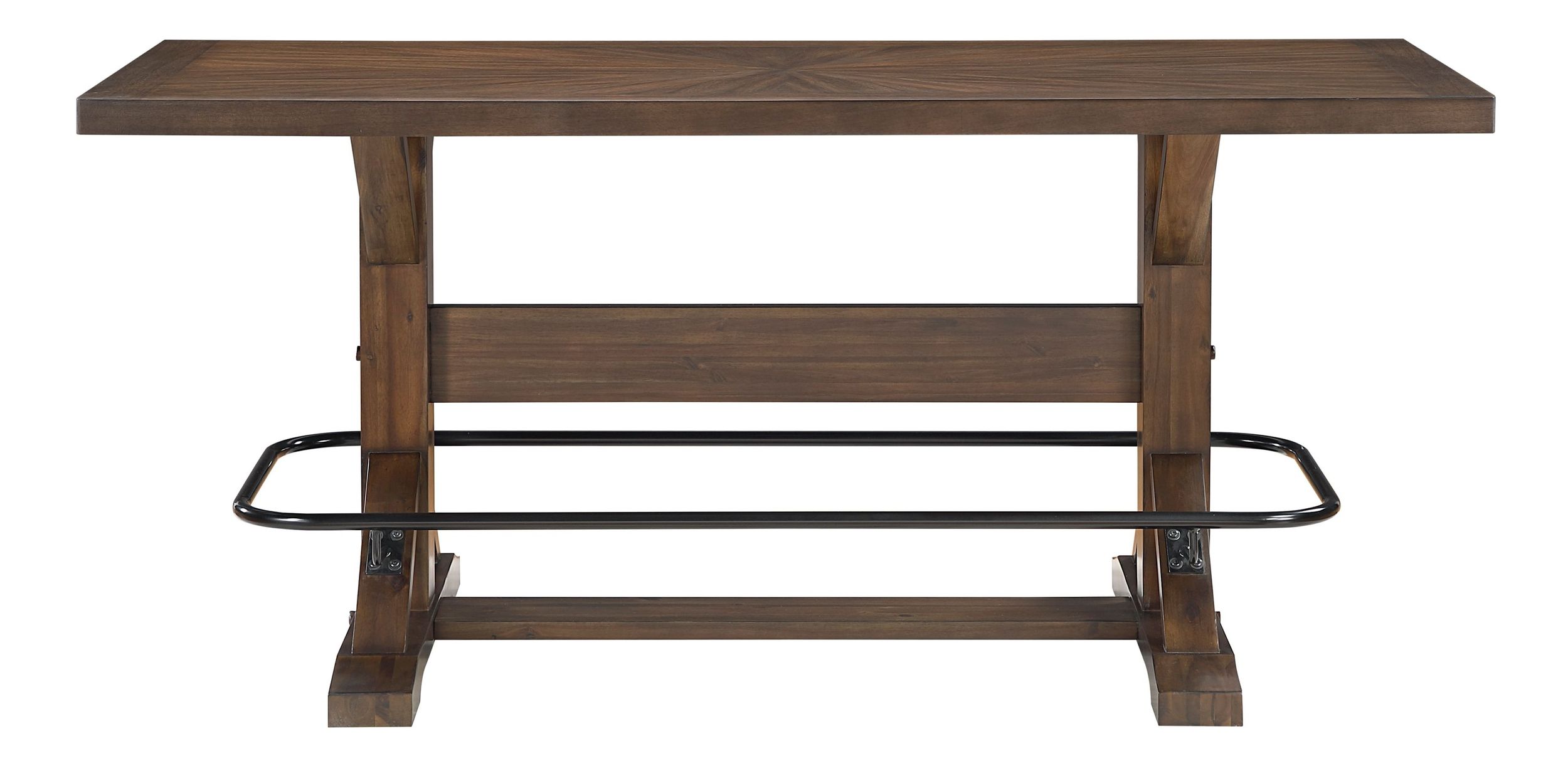 Oliver Rectangular Wood/Metal Counter Height Set